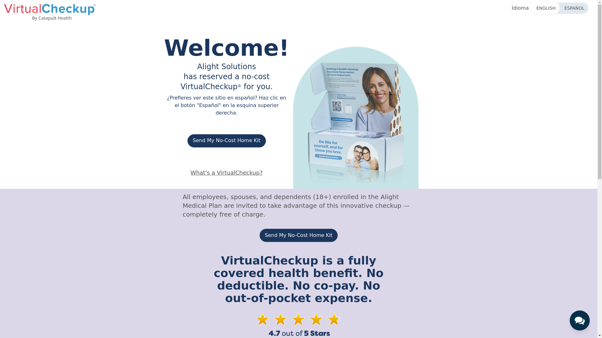 website screenshot of https://www.virtualcheckup.com/Alight