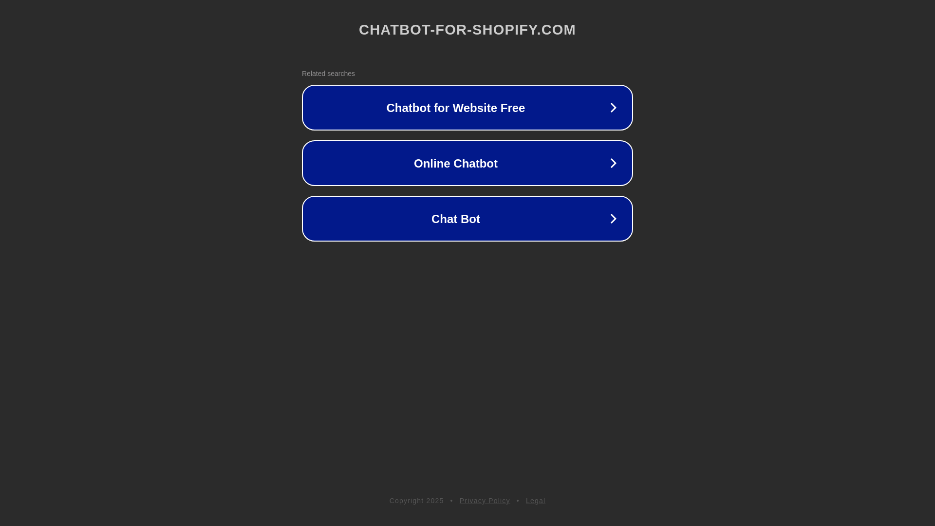 website screenshot of https://chatbot-for-shopify.com/