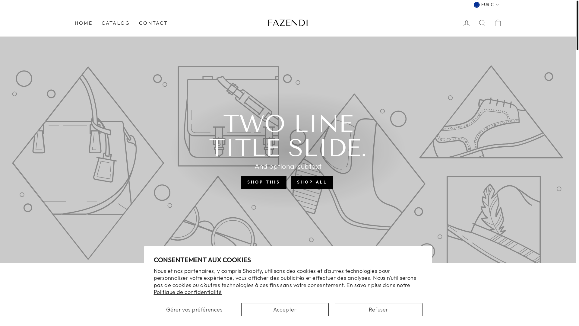 website screenshot of https://fazendi-labo.store/