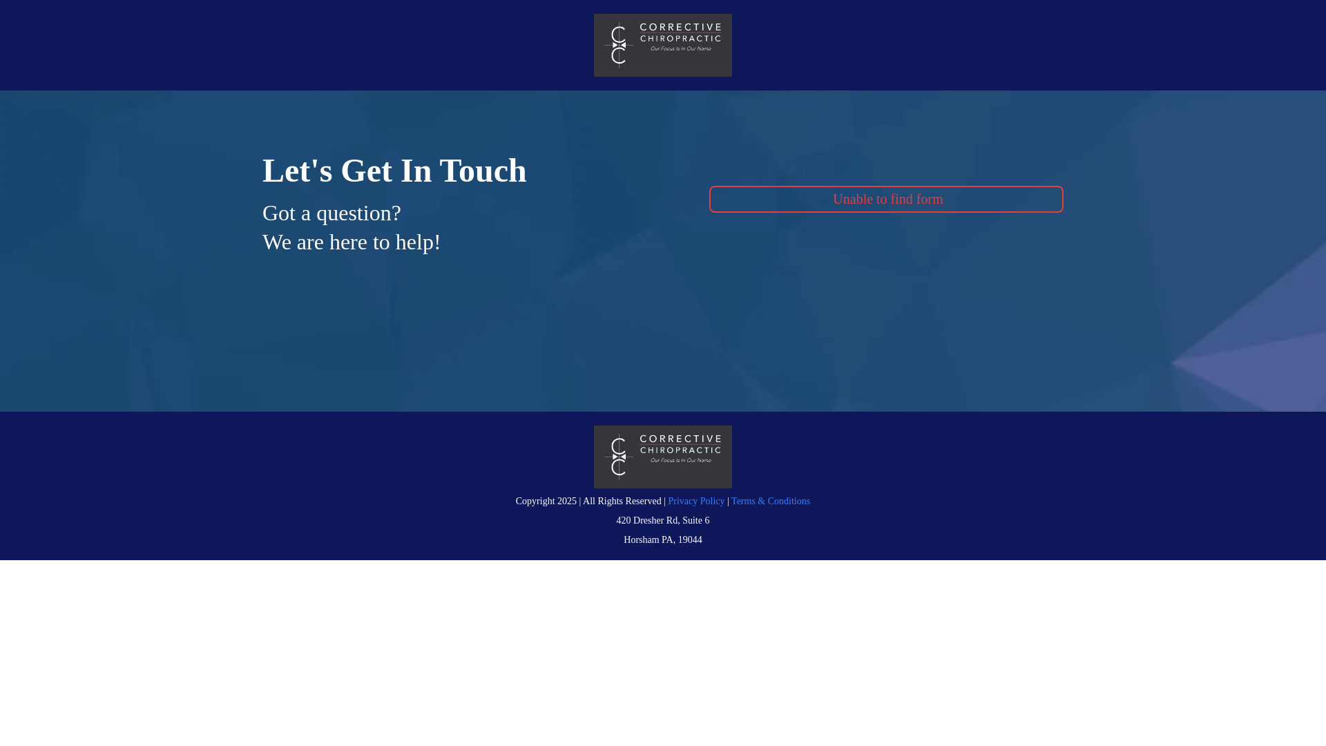 website screenshot of https://corrective-chiro.org/