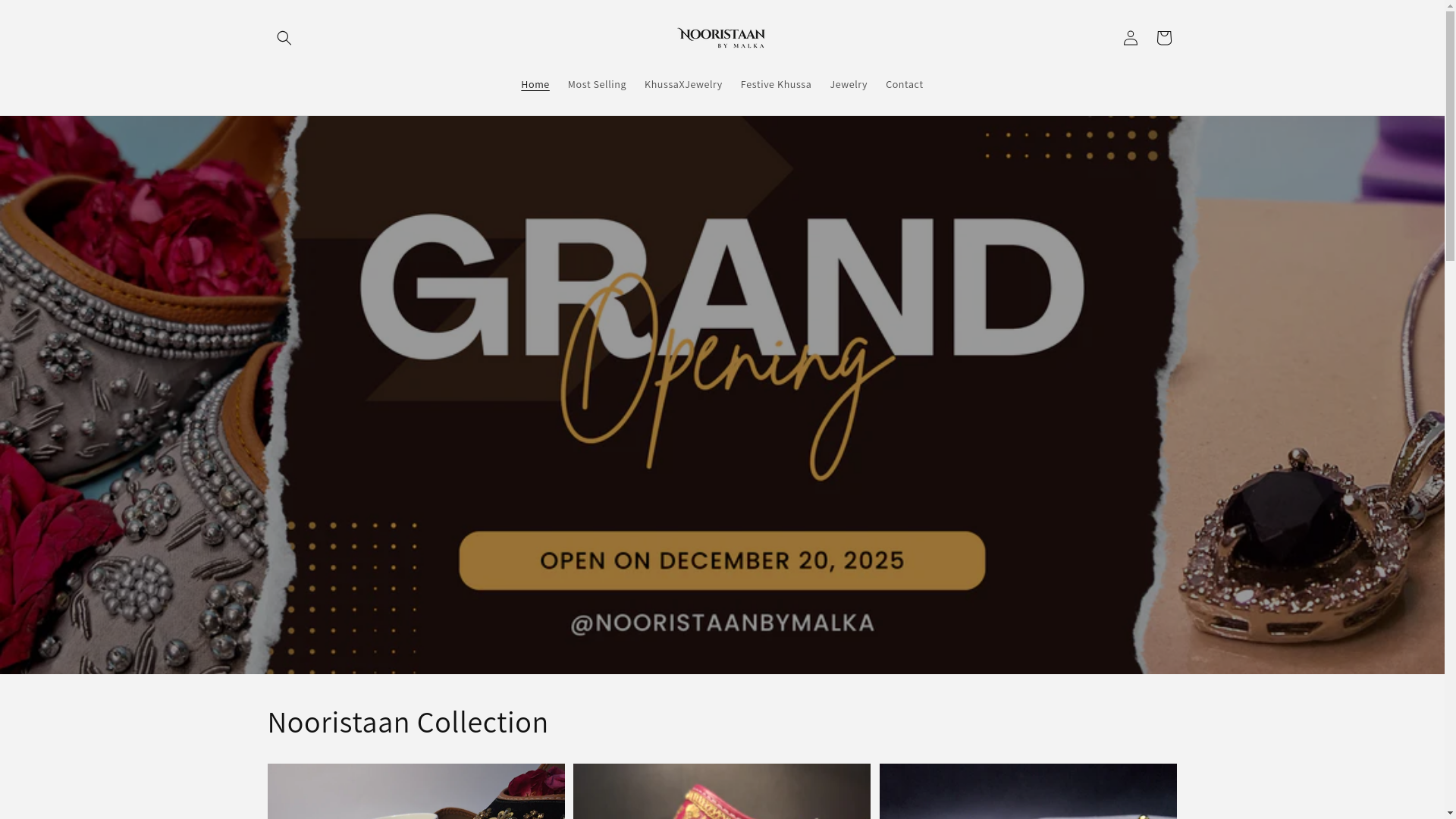 website screenshot of https://nooristaanbymalka.com/
