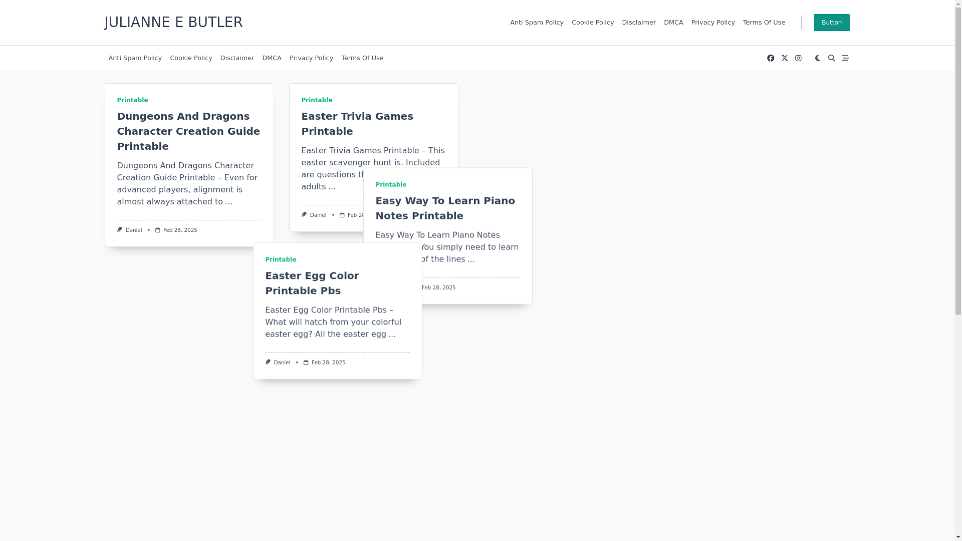 website screenshot of https://julianneebutlera.pages.dev/