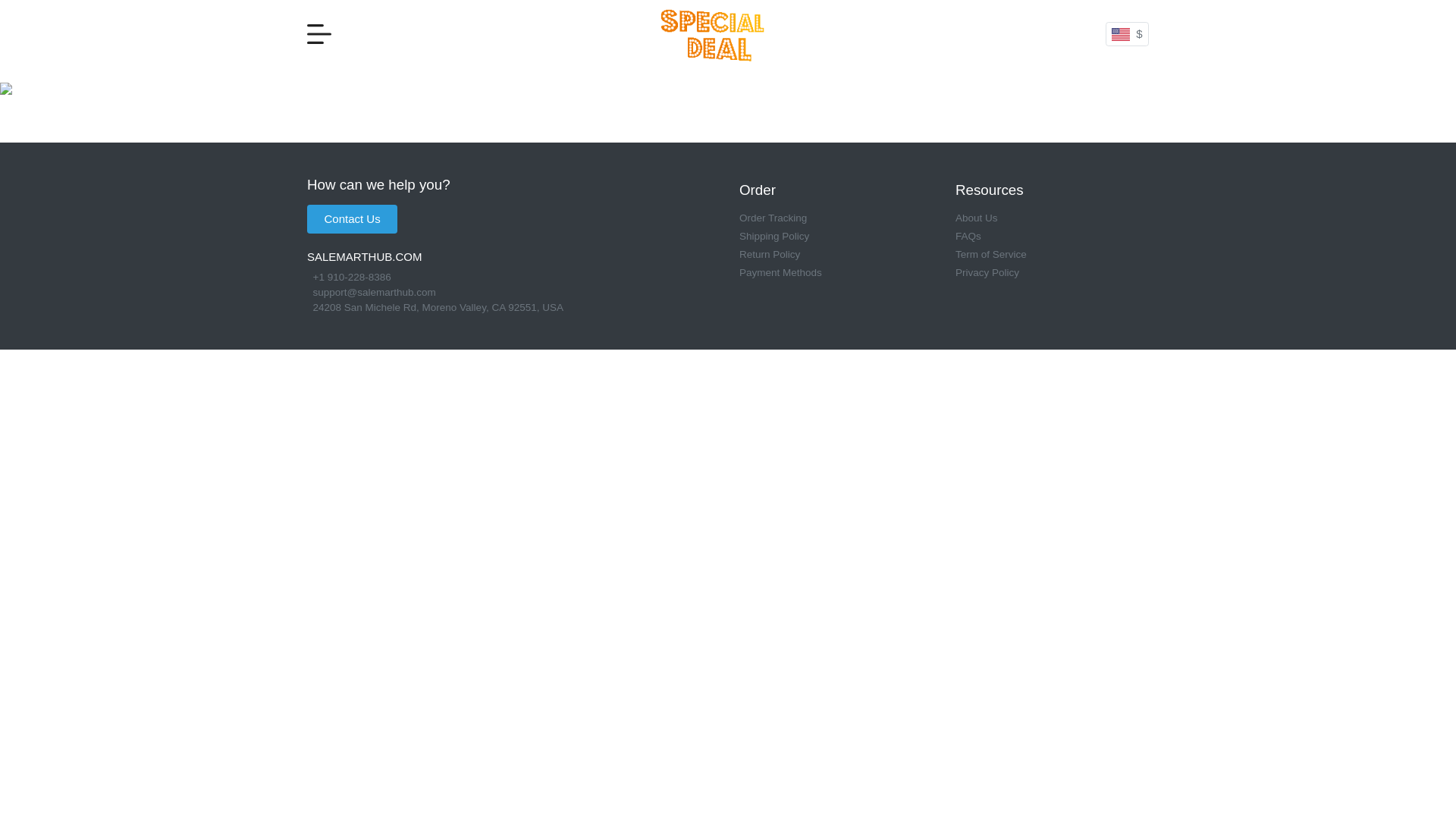 website screenshot of https://salemarthub.com/