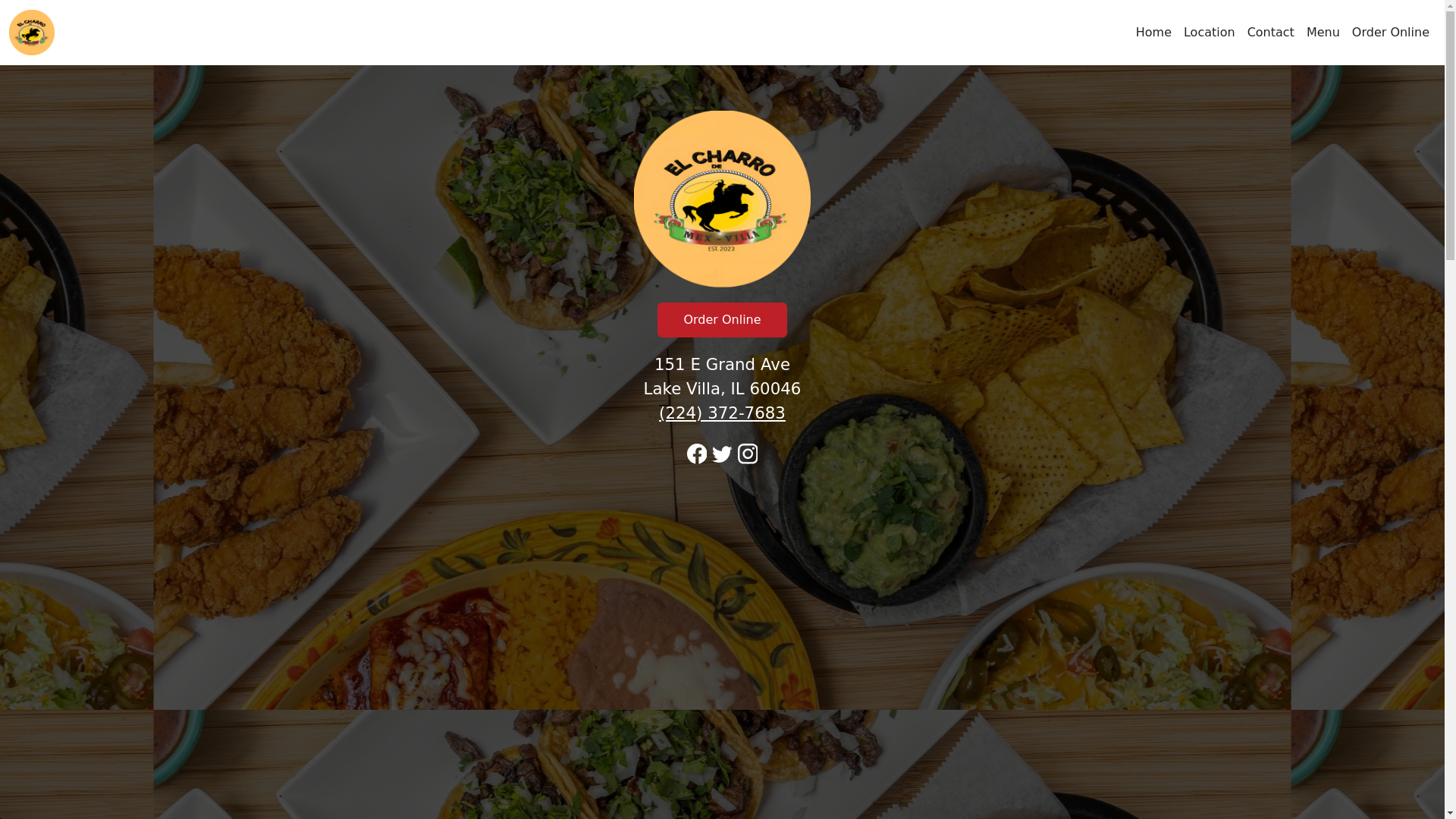 website screenshot of https://elcharrodemexvillail.com/