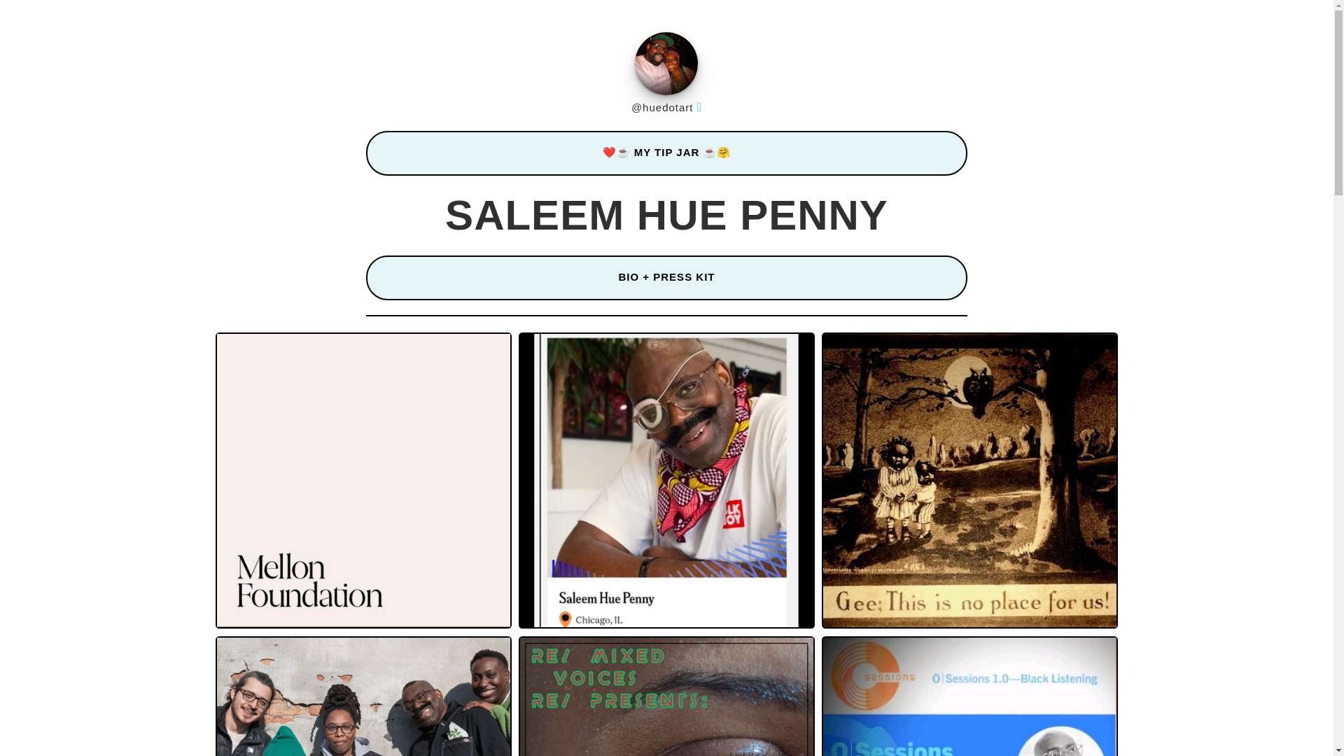 website screenshot of https://saleemhue.fyi/