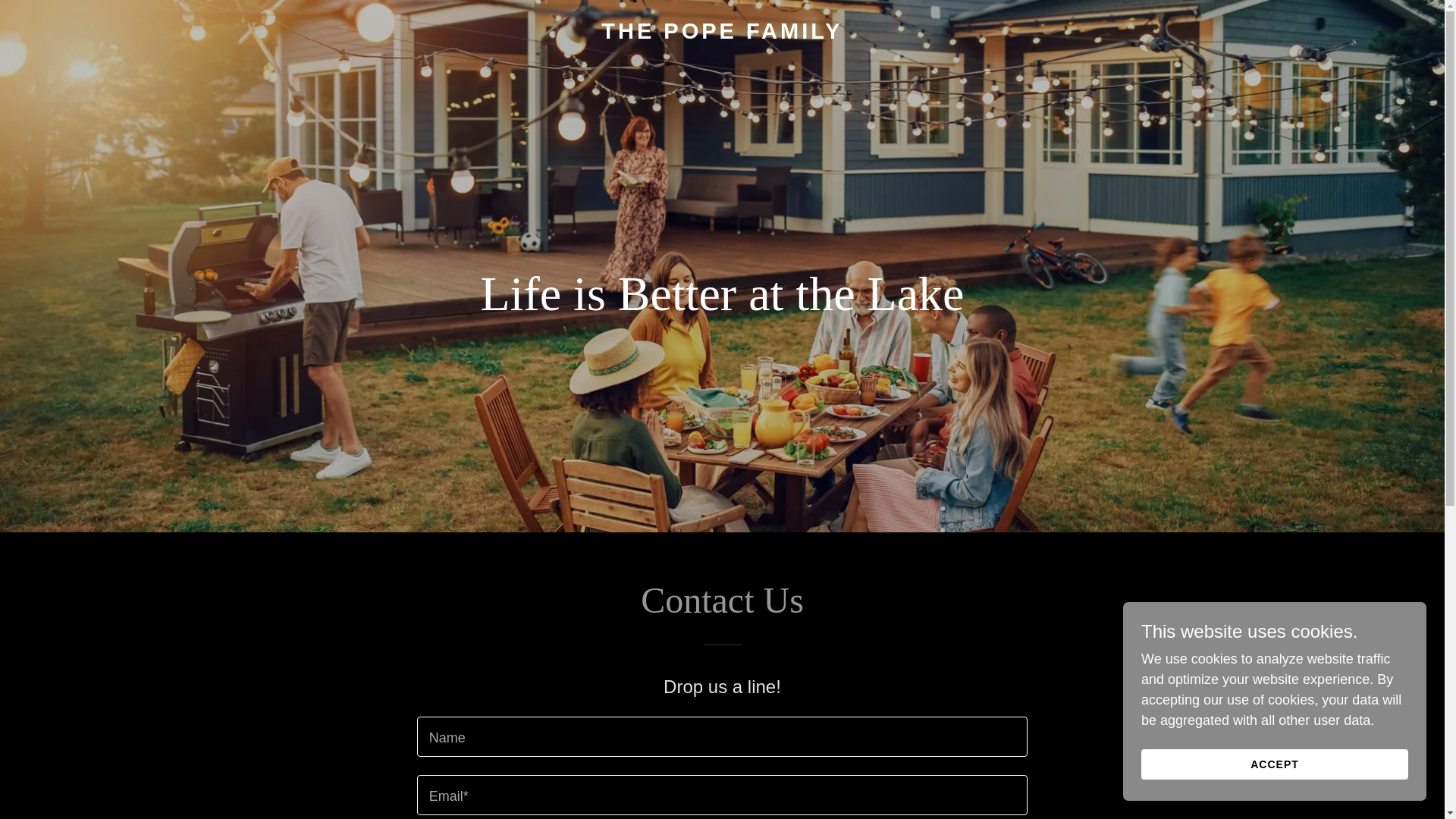 website screenshot of https://whatthepope.com/
