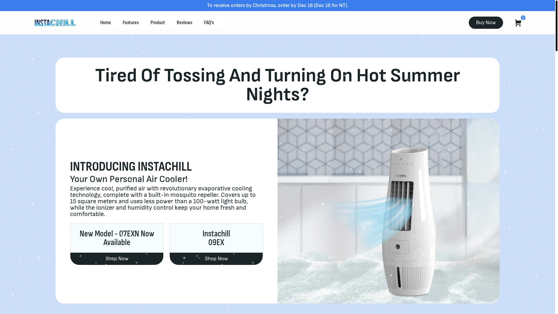 website screenshot of https://buyinstachill.com.au/