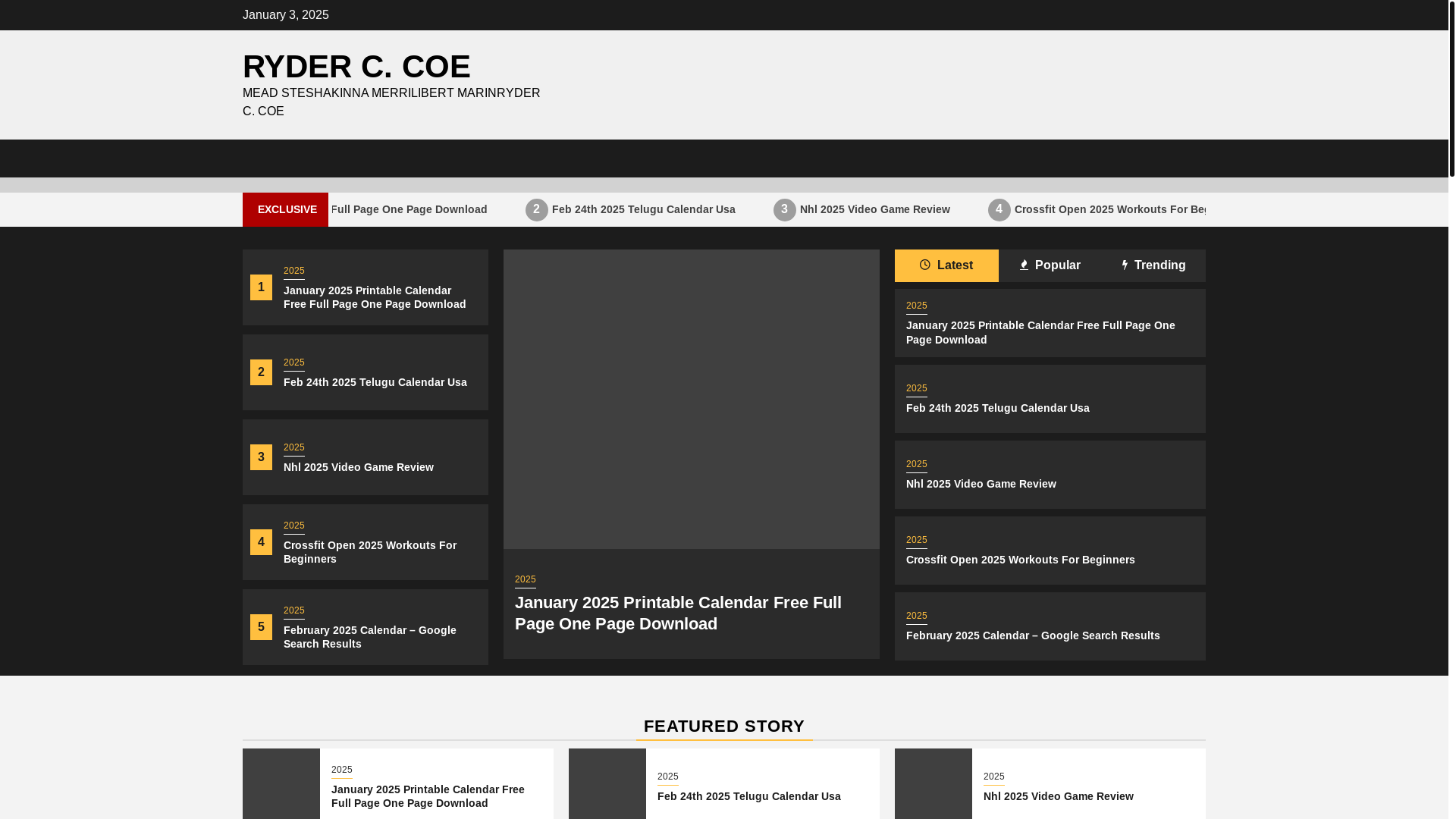 website screenshot of https://ryderccoe.pages.dev/