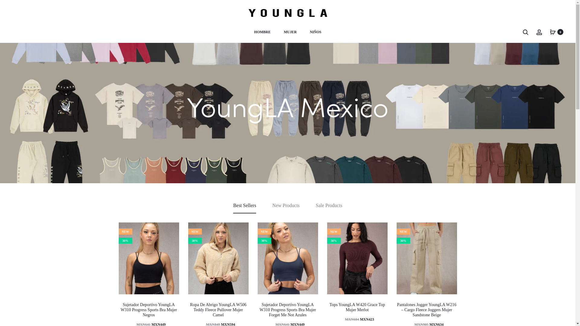 website screenshot of https://youngla-espana.es/