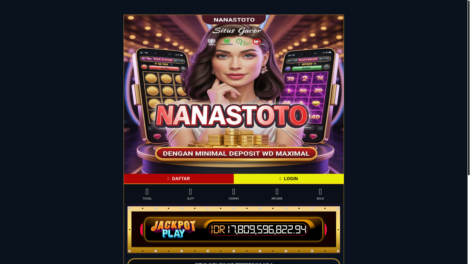 website screenshot of https://nanastoto-masok.pages.dev/