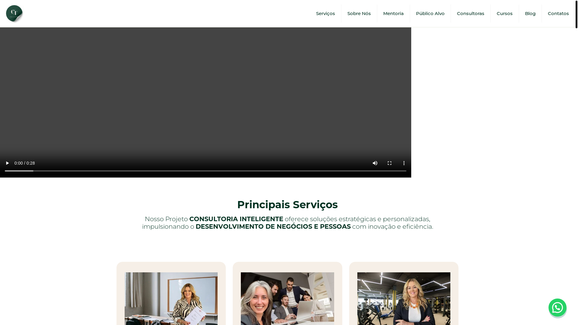 website screenshot of https://ctconsultoriainteligente.com/
