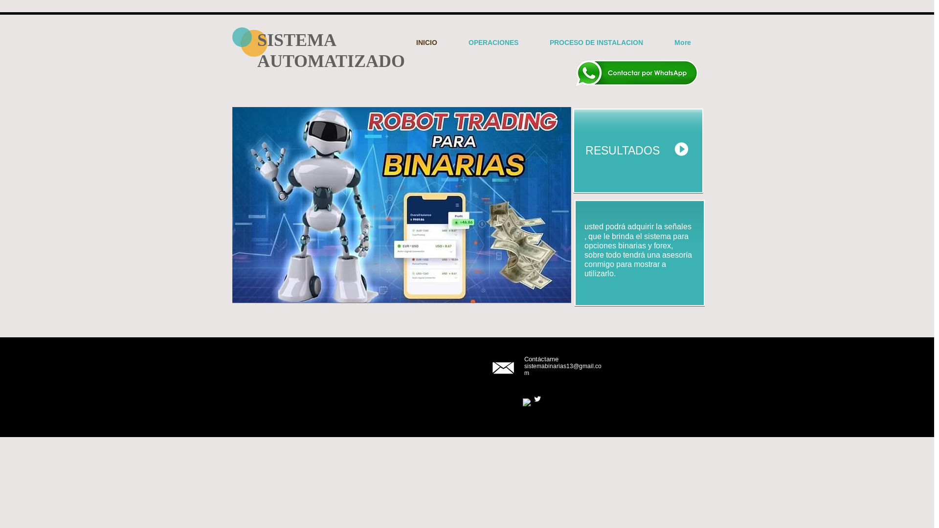 website screenshot of https://tradingsistem21.com/