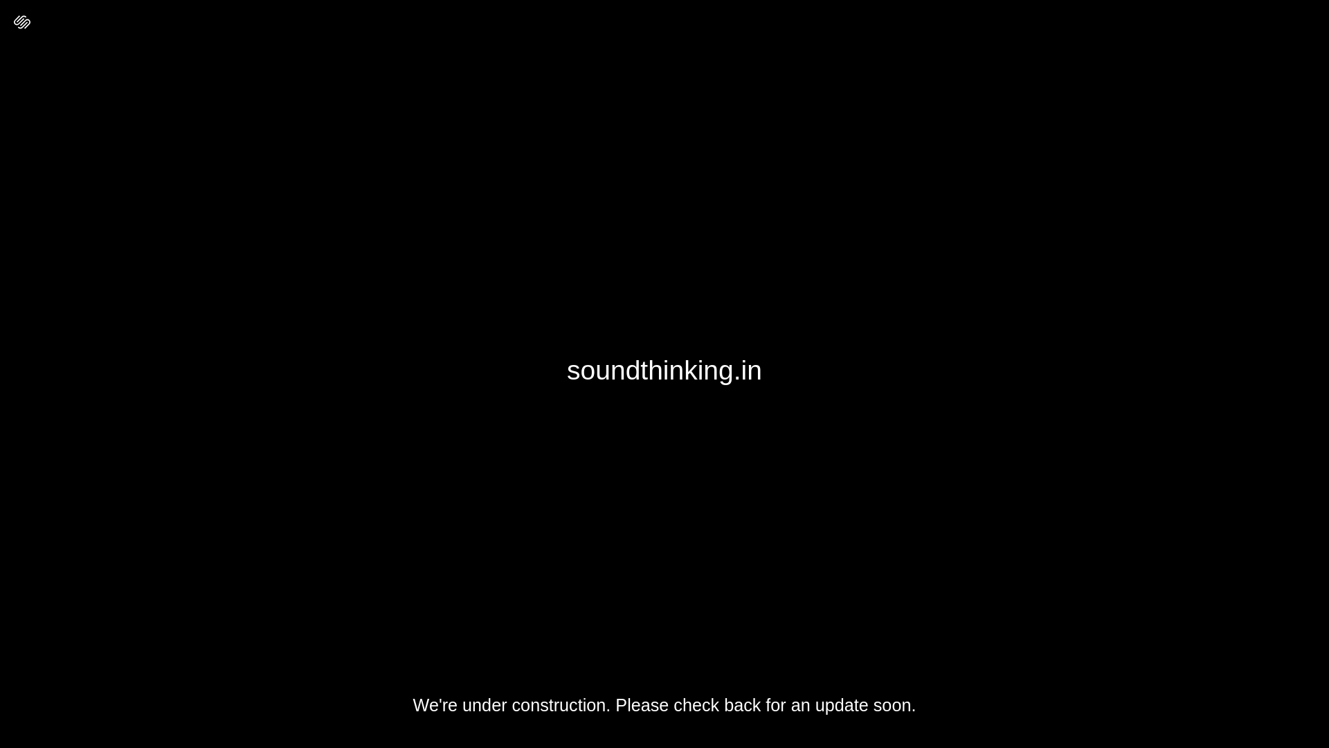 website screenshot of https://soundthinking.in/