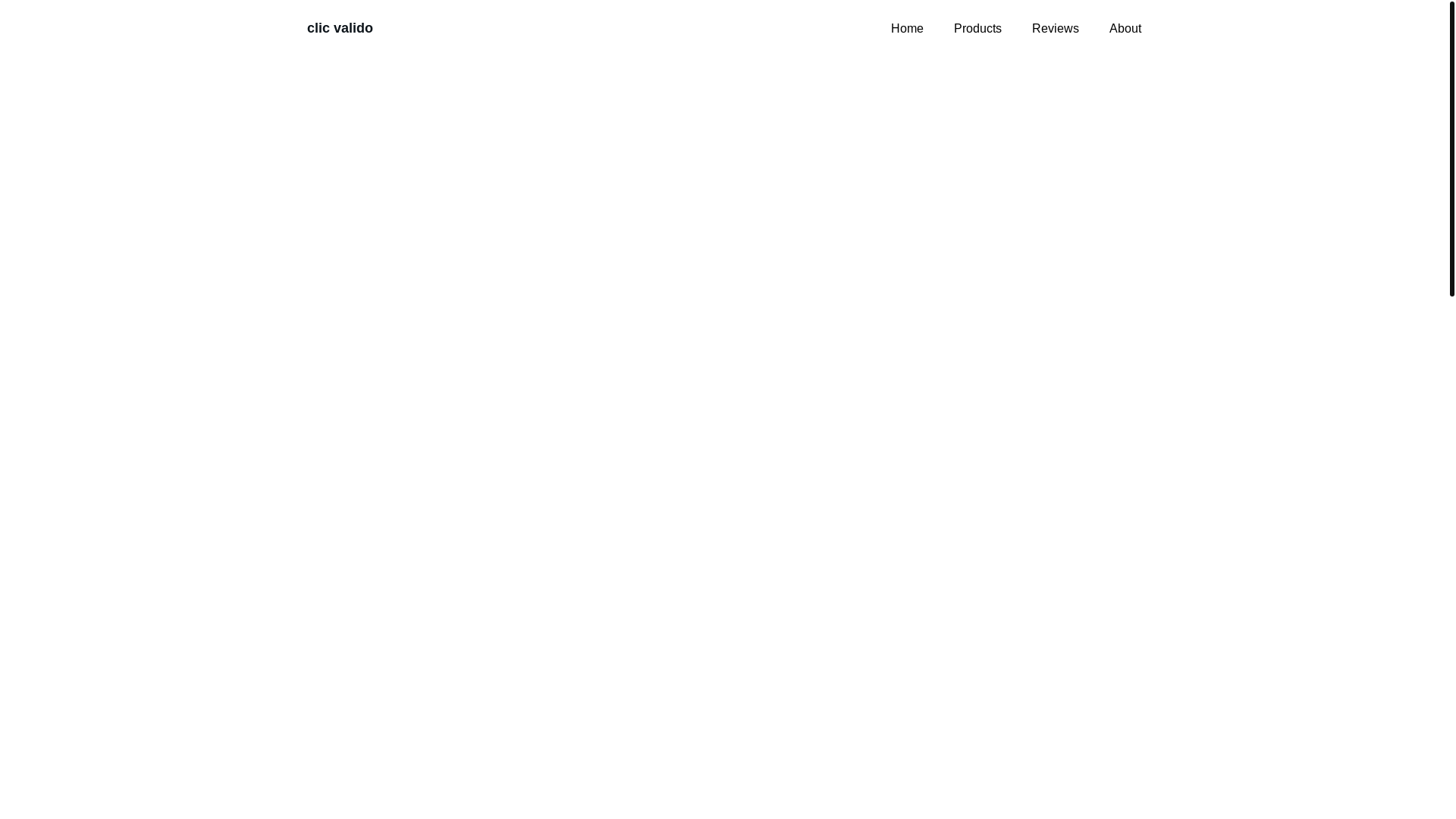 website screenshot of https://clicvalido.com.br/