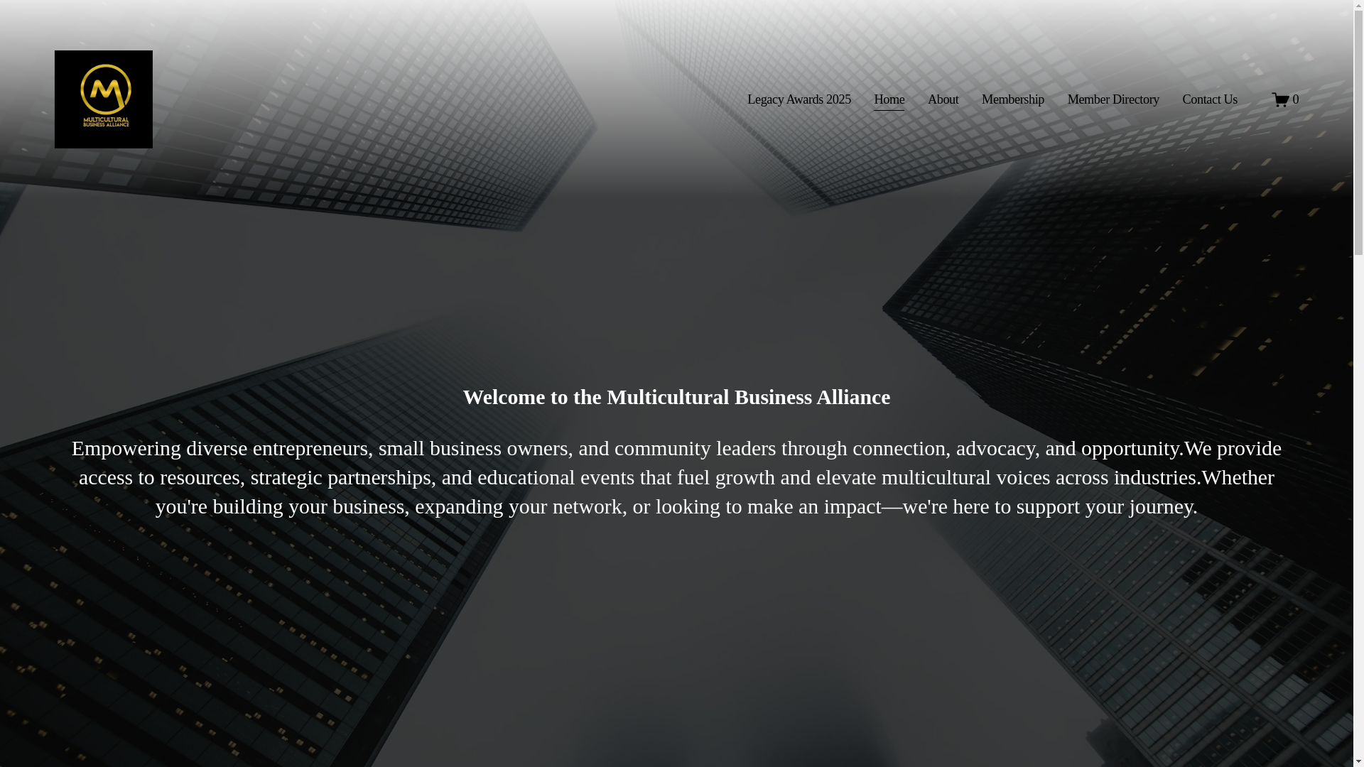 website screenshot of https://ca-mba.org/