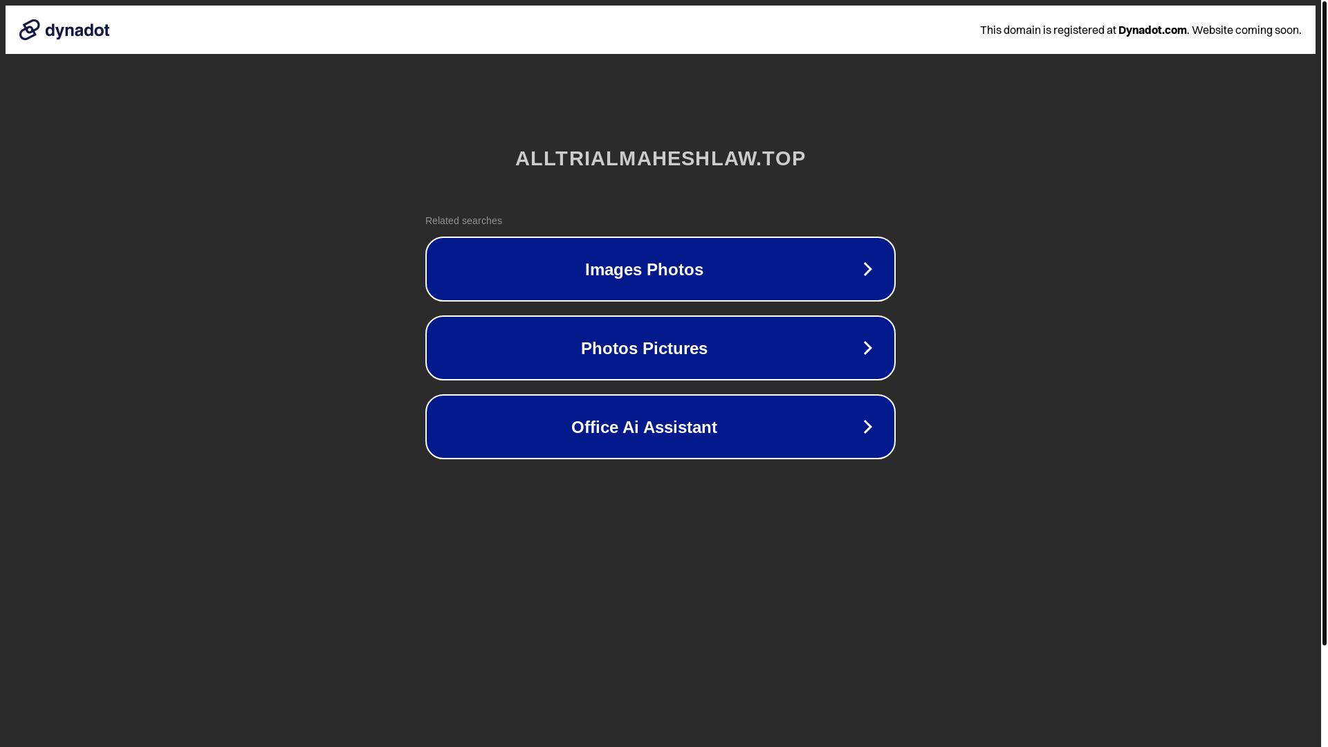 website screenshot of https://alltrialmaheshlaw.top/