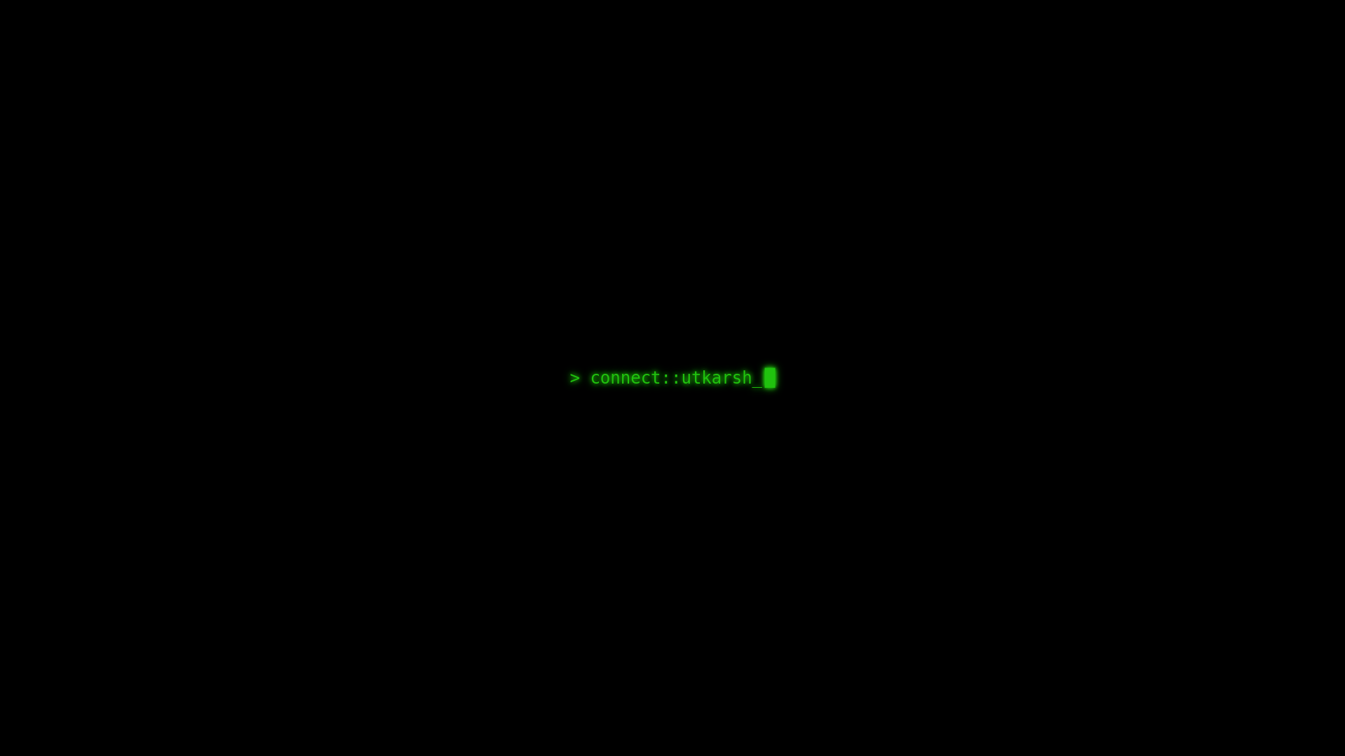 website screenshot of https://utkarshcode.com/