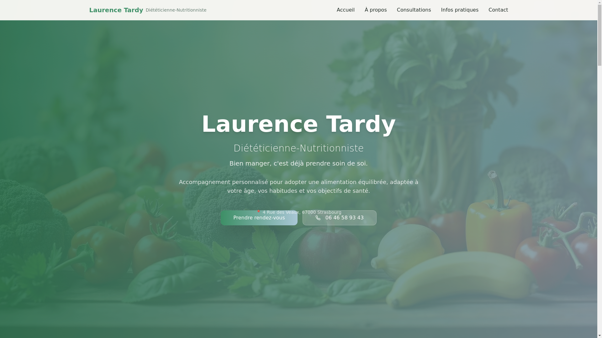 website screenshot of https://tardy-laurence.pro/