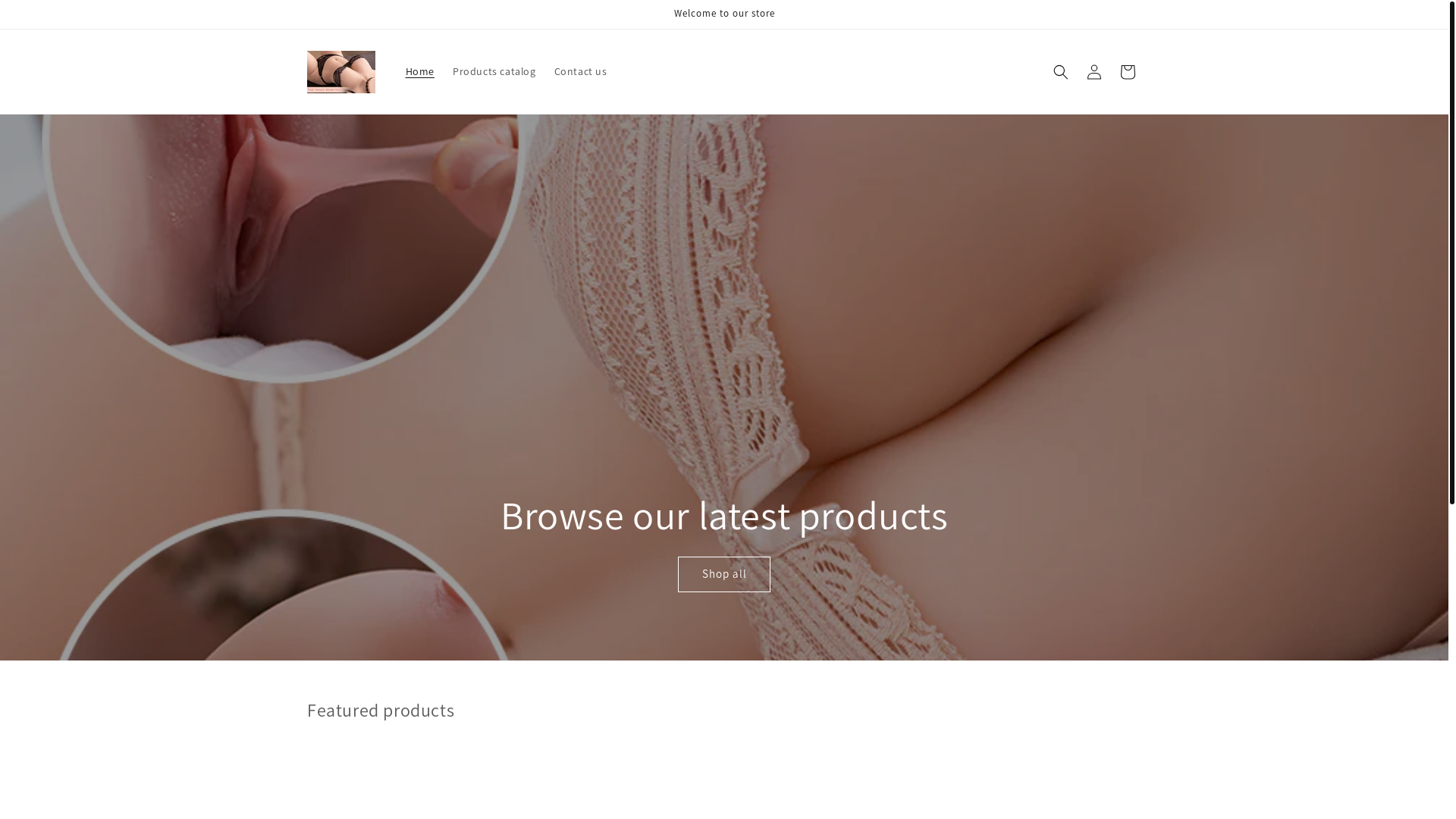 website screenshot of https://secretpleasuresshop.com/