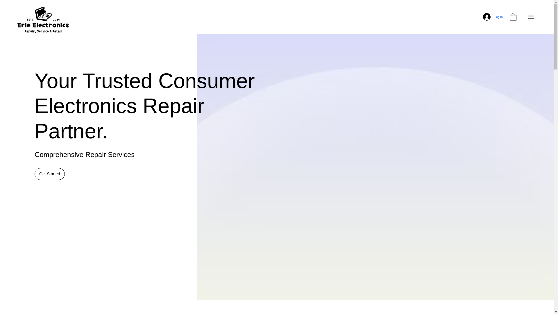 website screenshot of https://erielectronic.com/