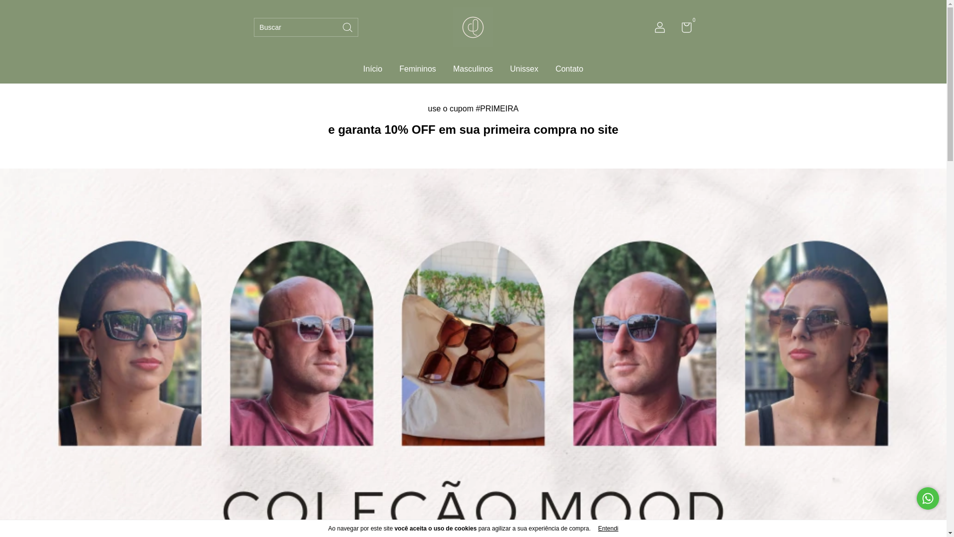 website screenshot of https://oculoscactus.com.br/