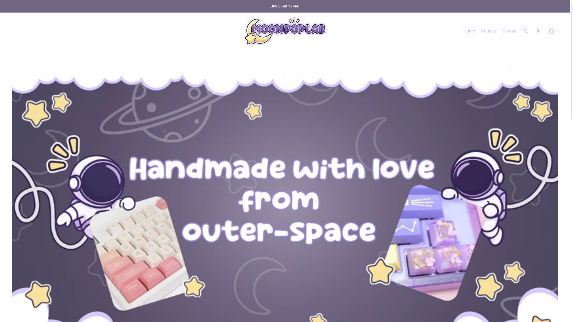 website screenshot of https://moonpoplab.com/