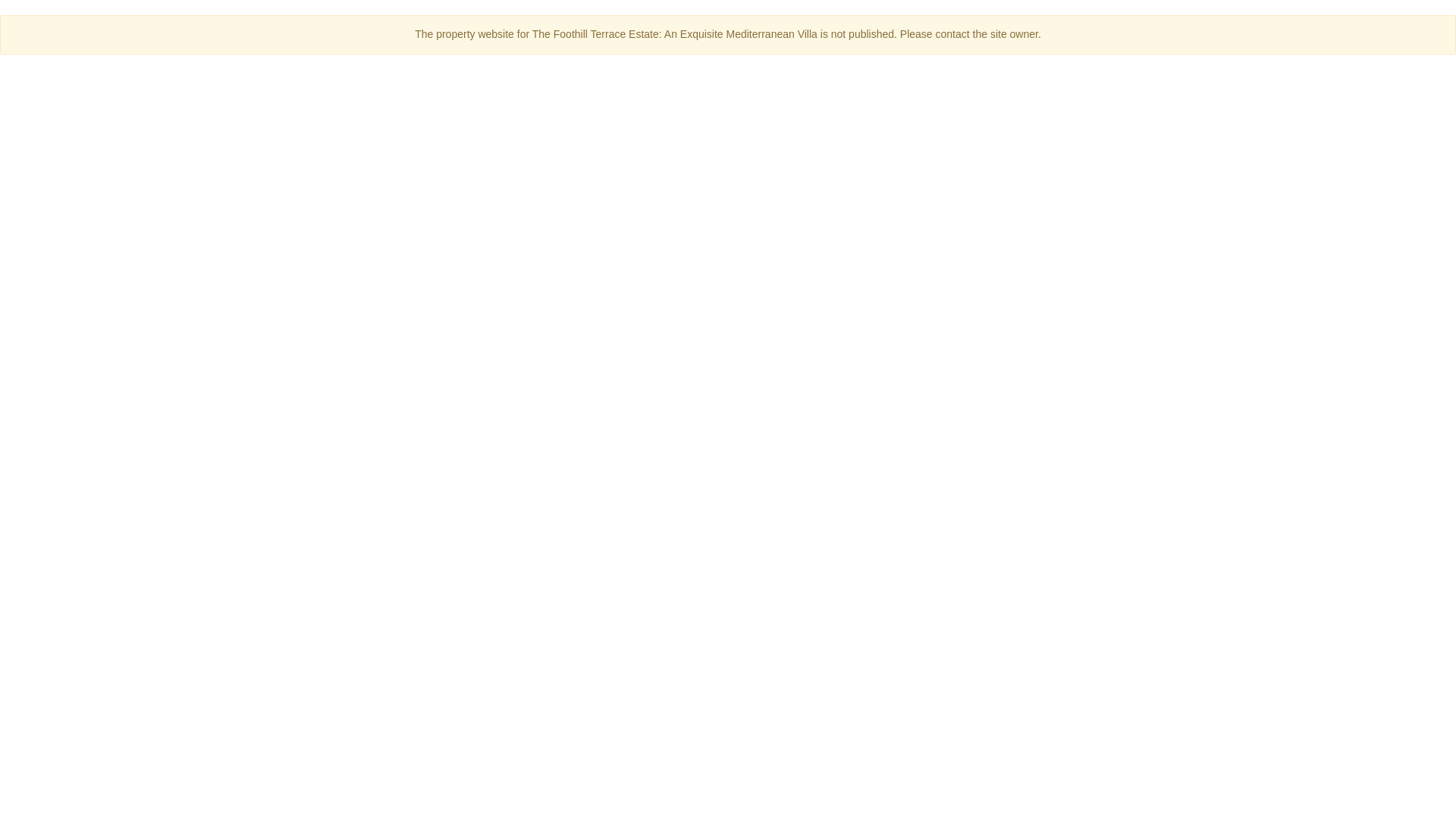 website screenshot of https://3400foothillterrace.com/