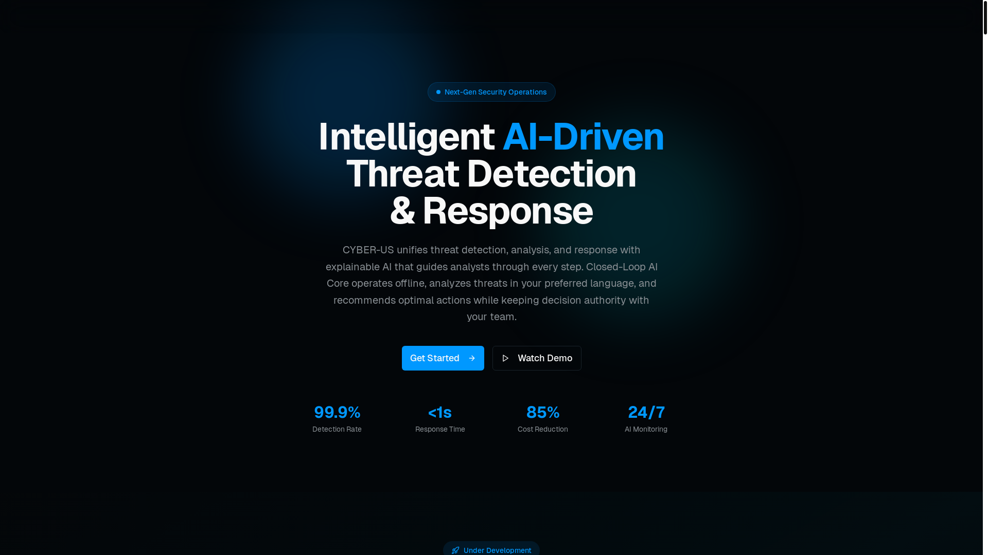 website screenshot of https://cyber-us.app/