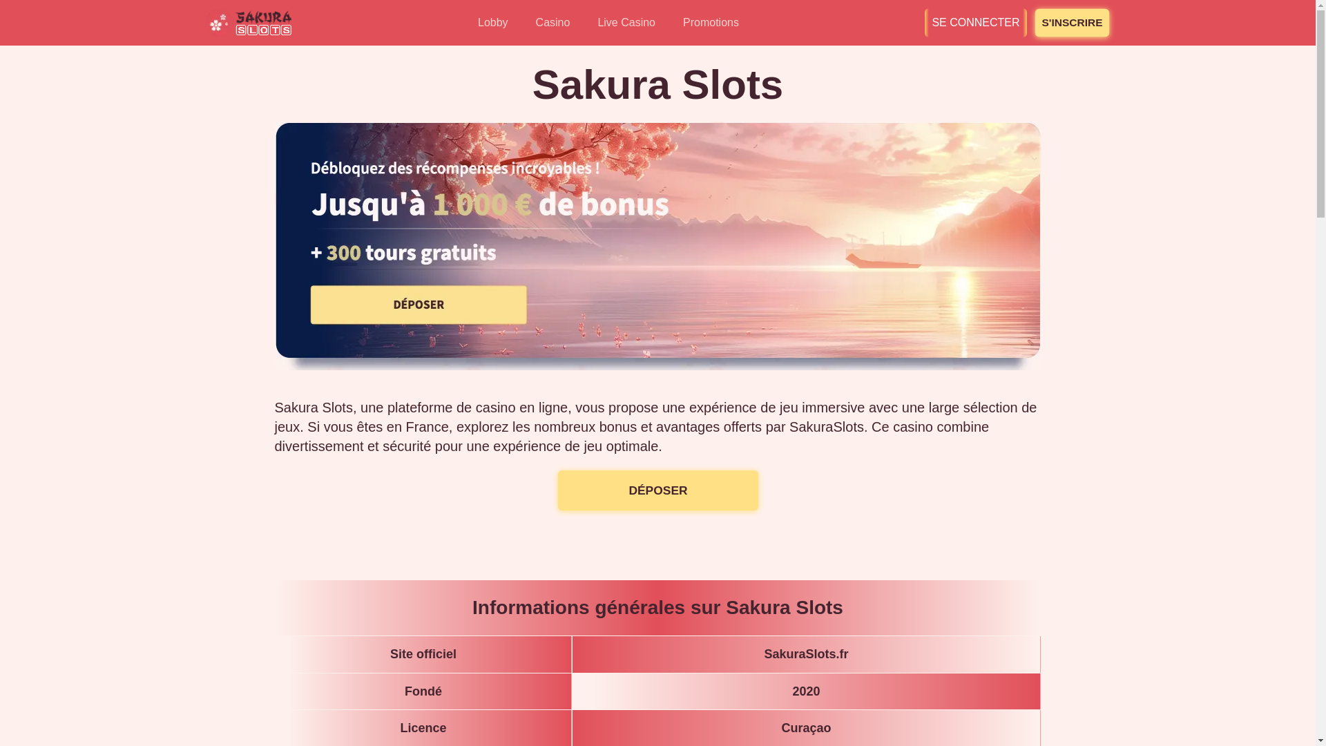 website screenshot of https://sakuraslotscasino-fr-5048.pages.dev/