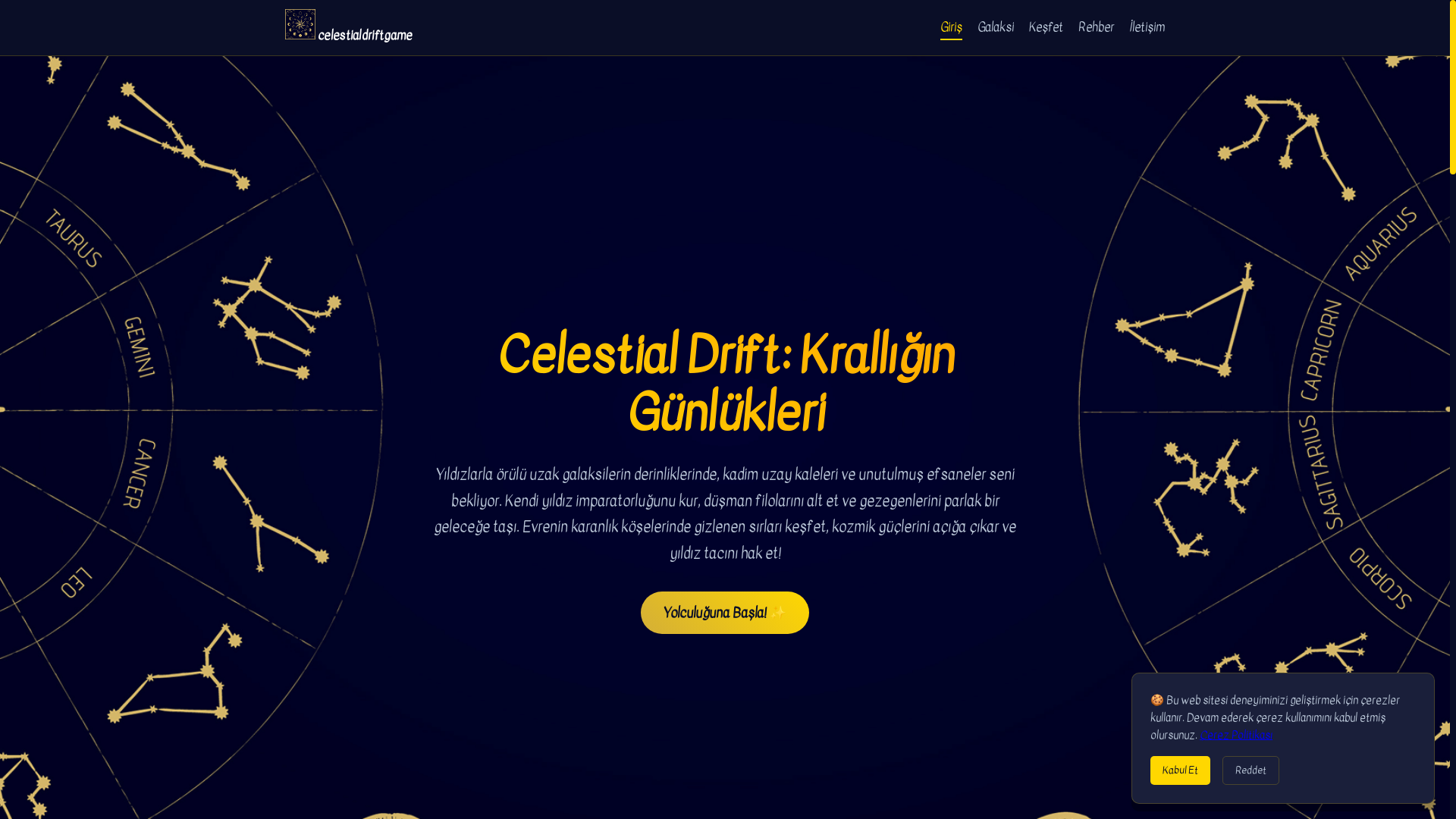 website screenshot of https://celestialdriftgametr.com/