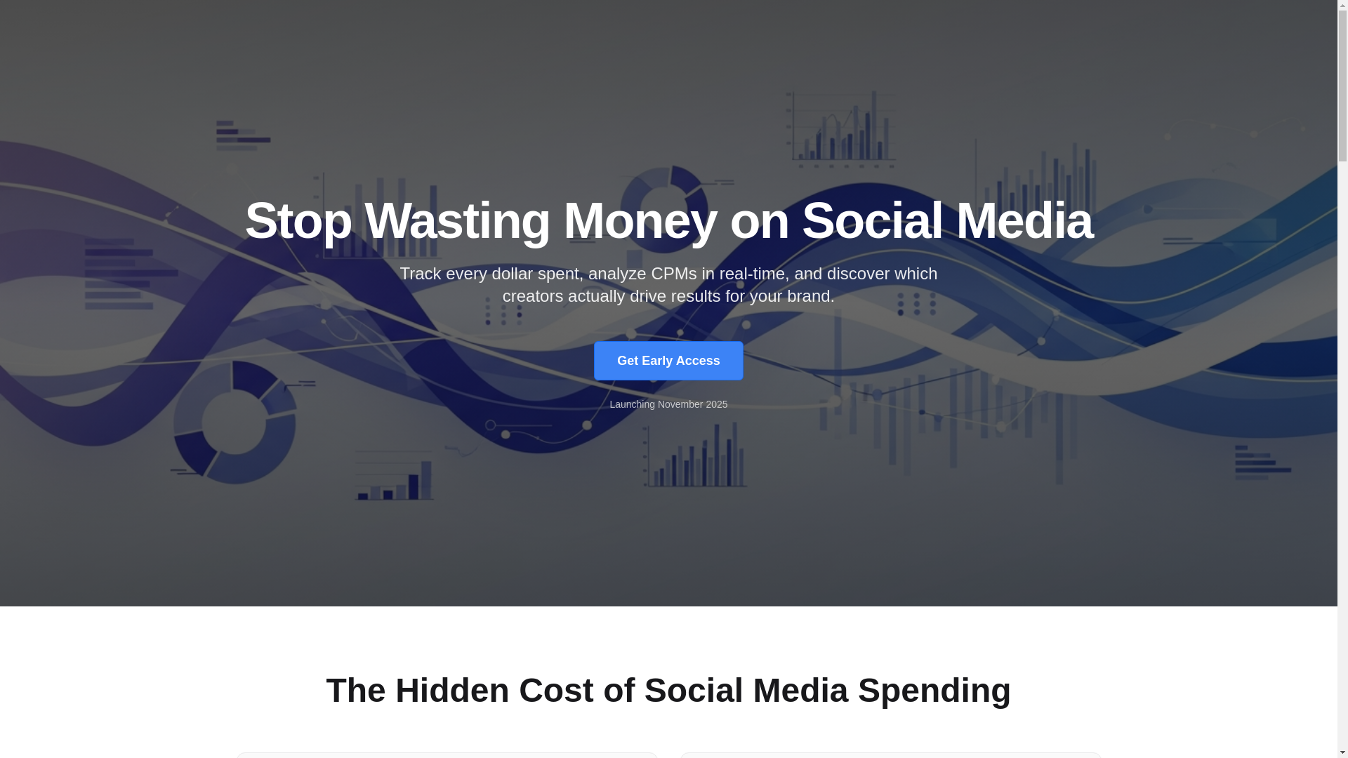 website screenshot of https://trackyourdollars.com/