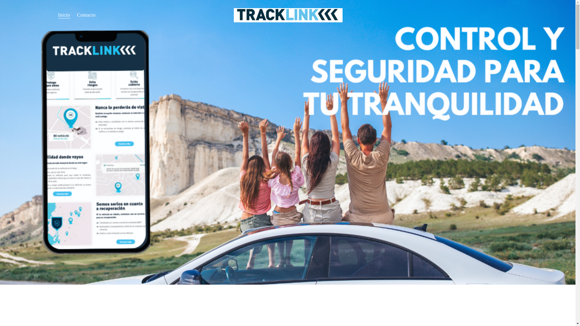 website screenshot of https://tracklinkchile.com/