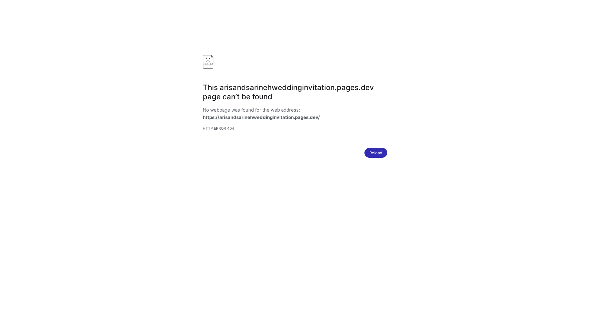 website screenshot of https://arisandsarinehweddinginvitation.pages.dev/