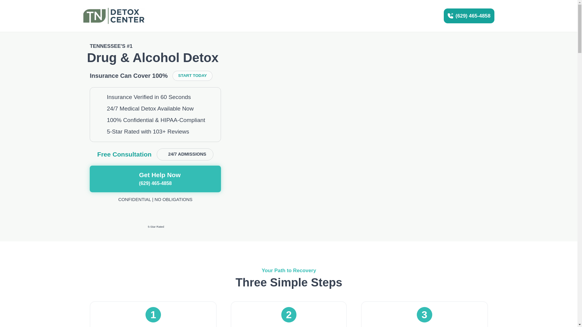 website screenshot of https://thhtndetox.pages.dev/