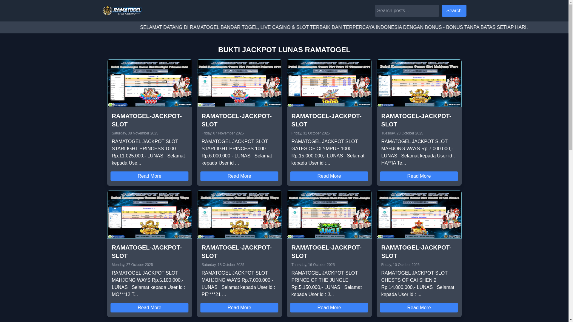 website screenshot of https://ramatogelbuktijepe.com/