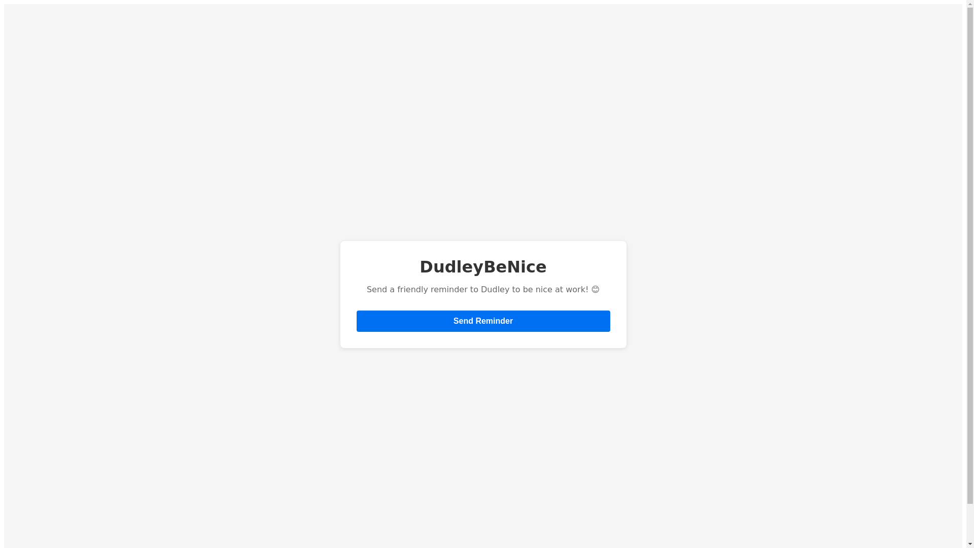 website screenshot of https://dudleybenice.com/