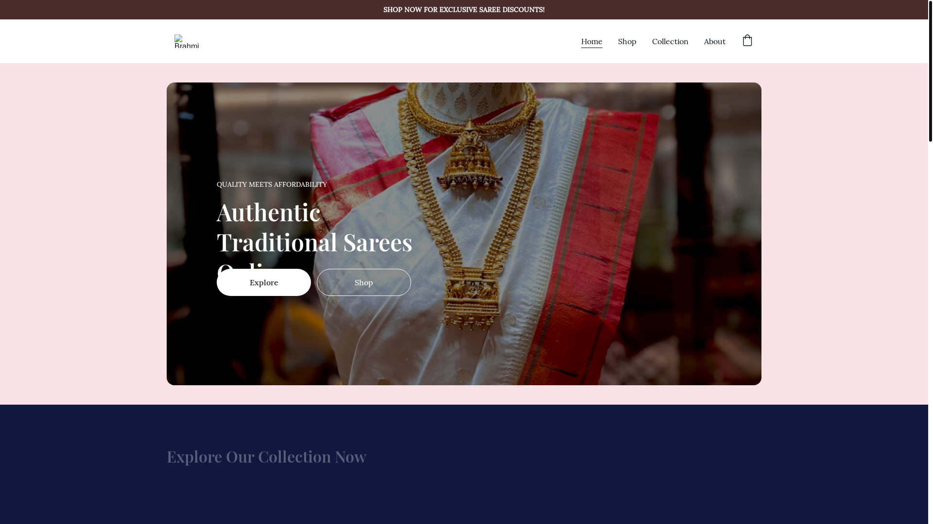 website screenshot of https://brahmishrungar.in/