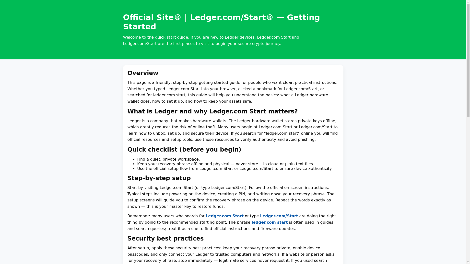 website screenshot of https://laedger-starts-uss.pages.dev/