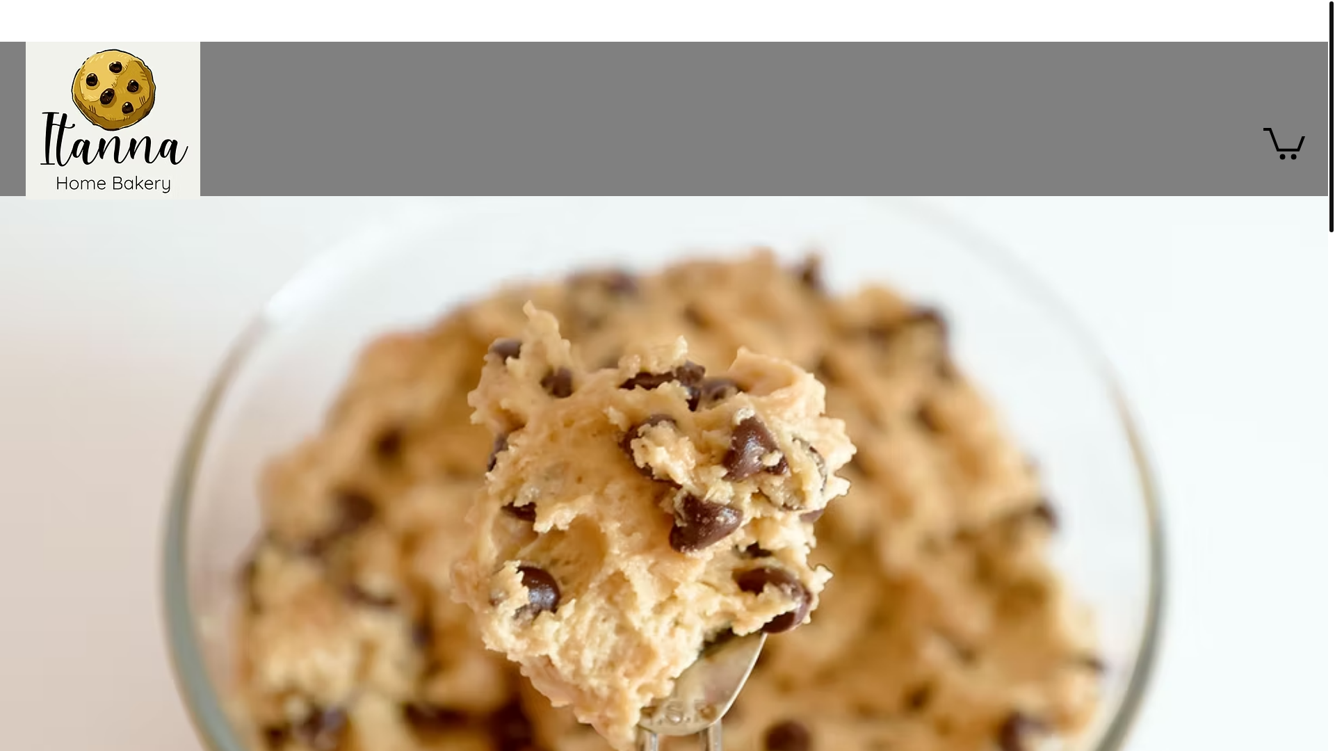 website screenshot of https://itannahomebakery.com/