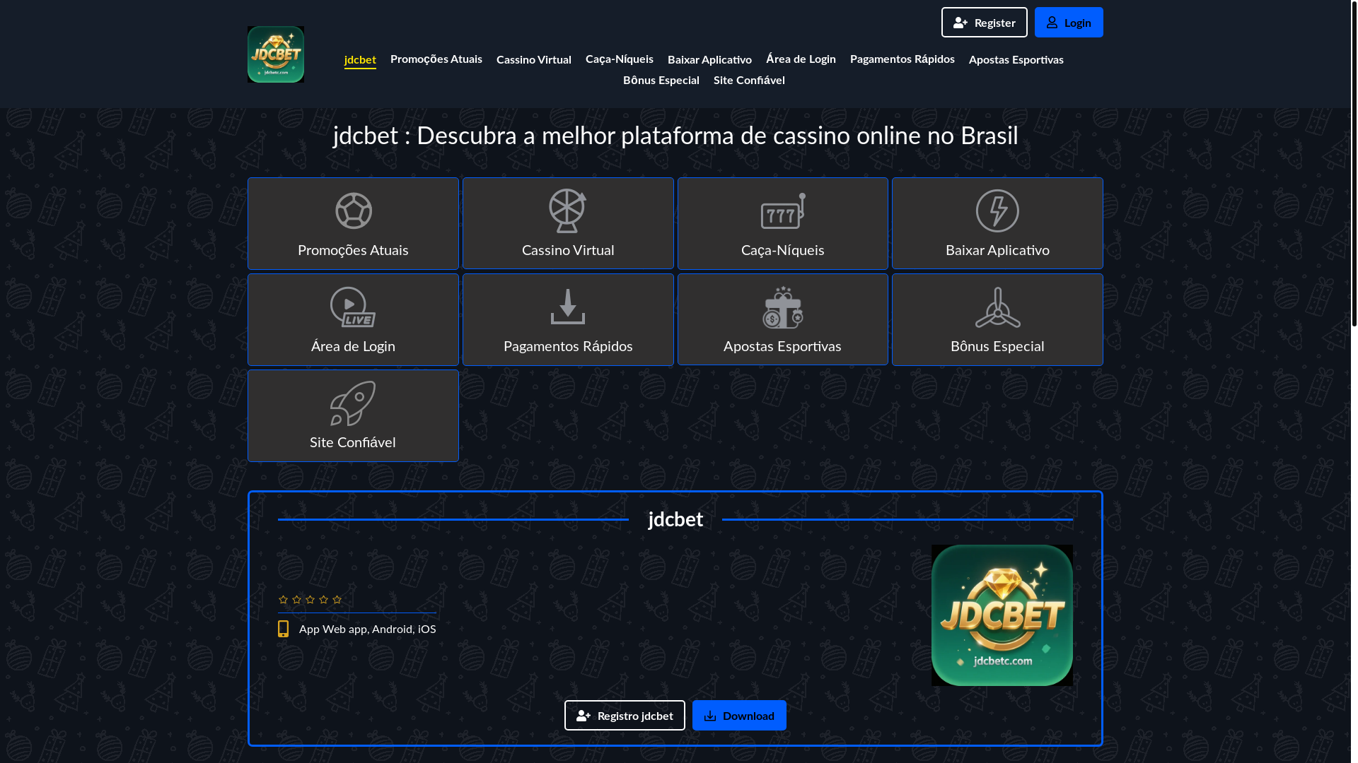 website screenshot of https://jdcbetc.com/