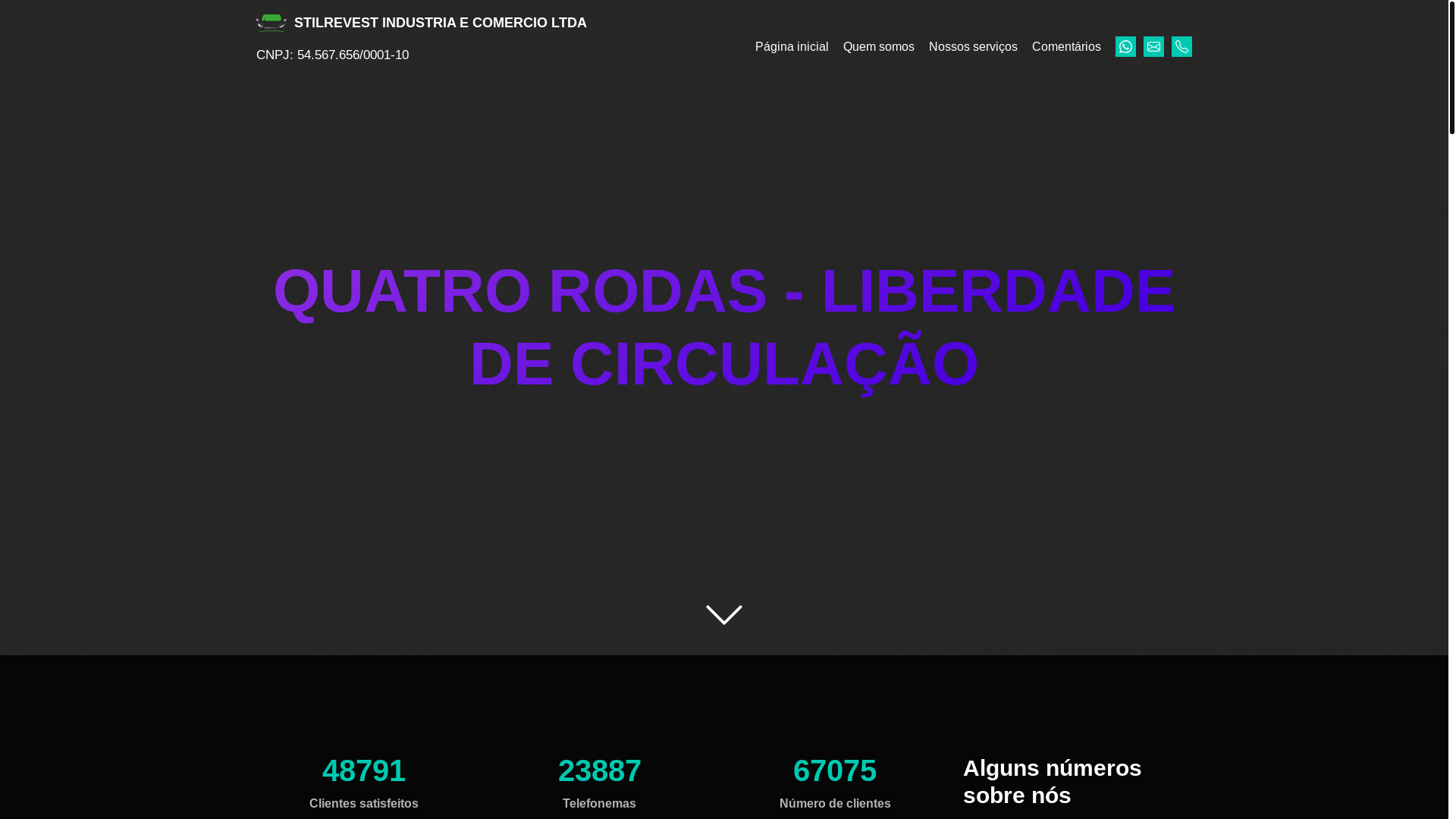website screenshot of https://facilidadesveiculo.com/
