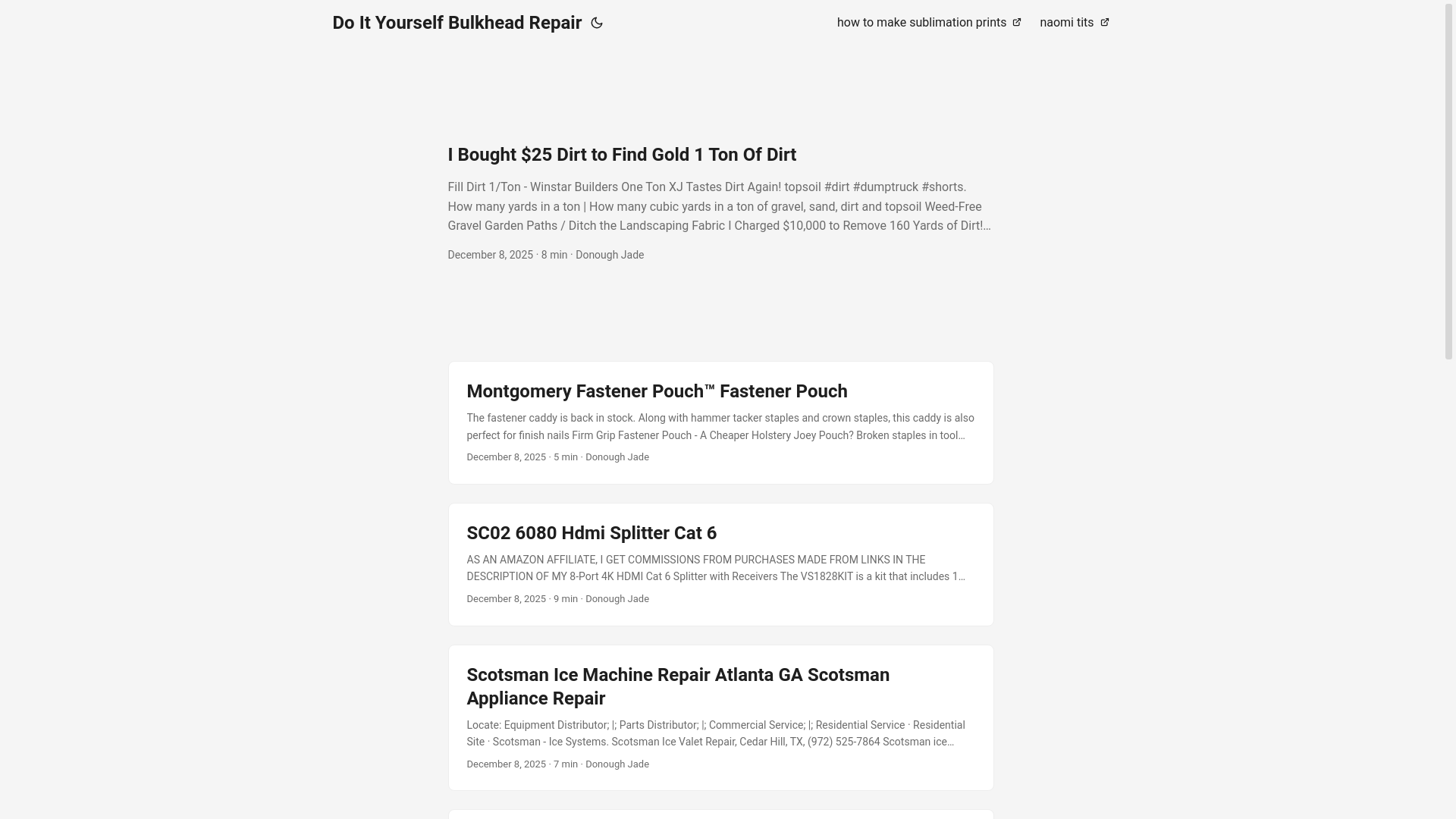 website screenshot of https://doityourselfbulkheadrepair.pages.dev/