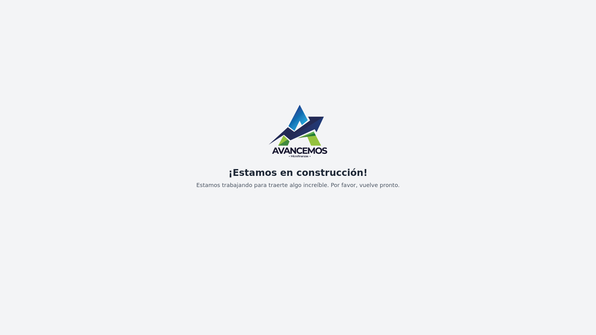 website screenshot of https://avancemos.com.py/