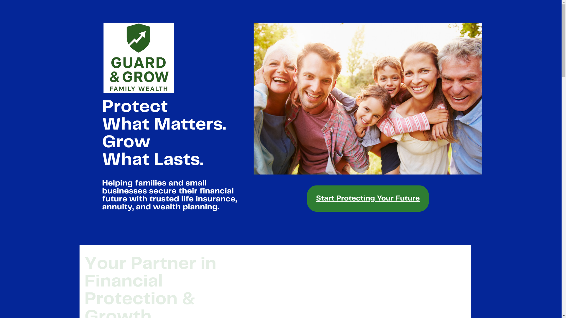 website screenshot of https://guardandgrowfamilywealth.com/
