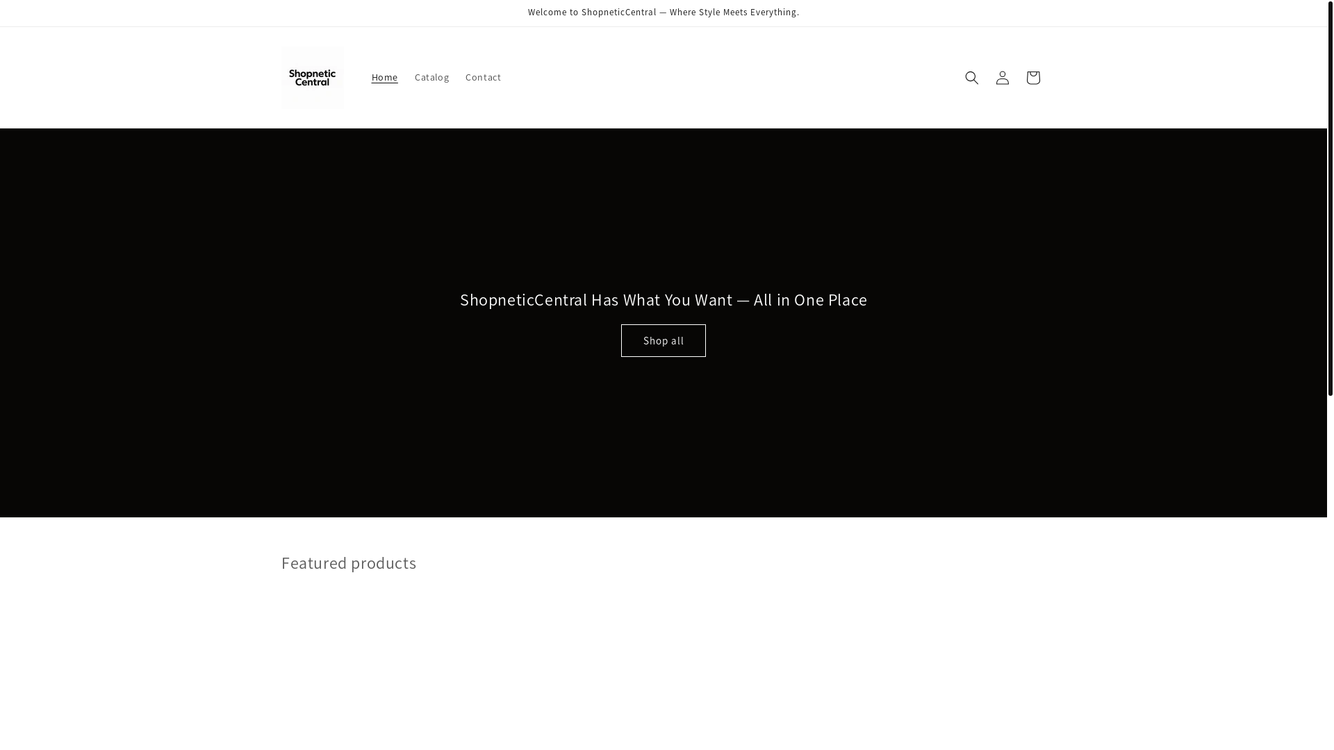 website screenshot of https://shopneticcentral.com/