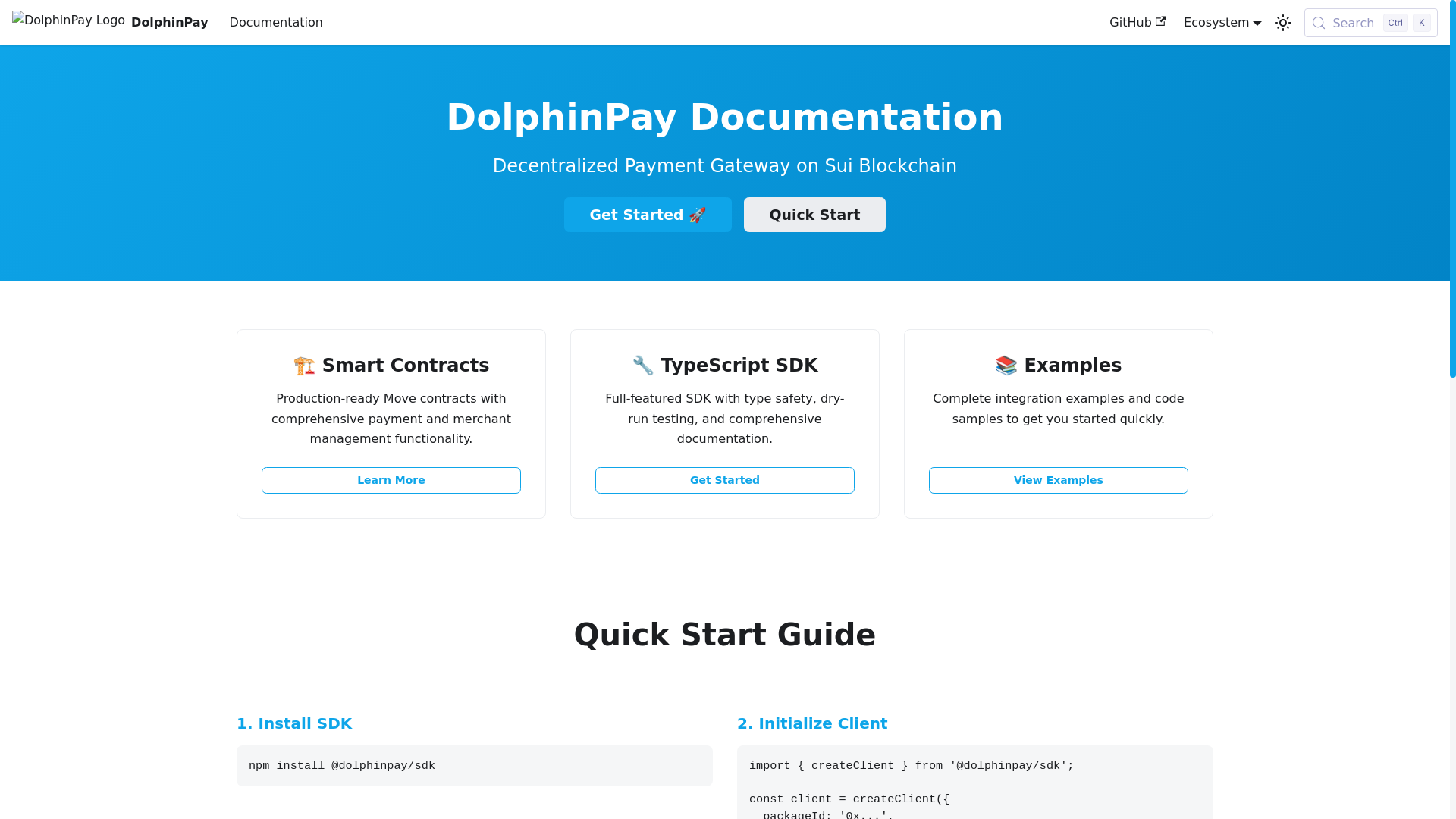 website screenshot of https://dolphin-pay.pages.dev/