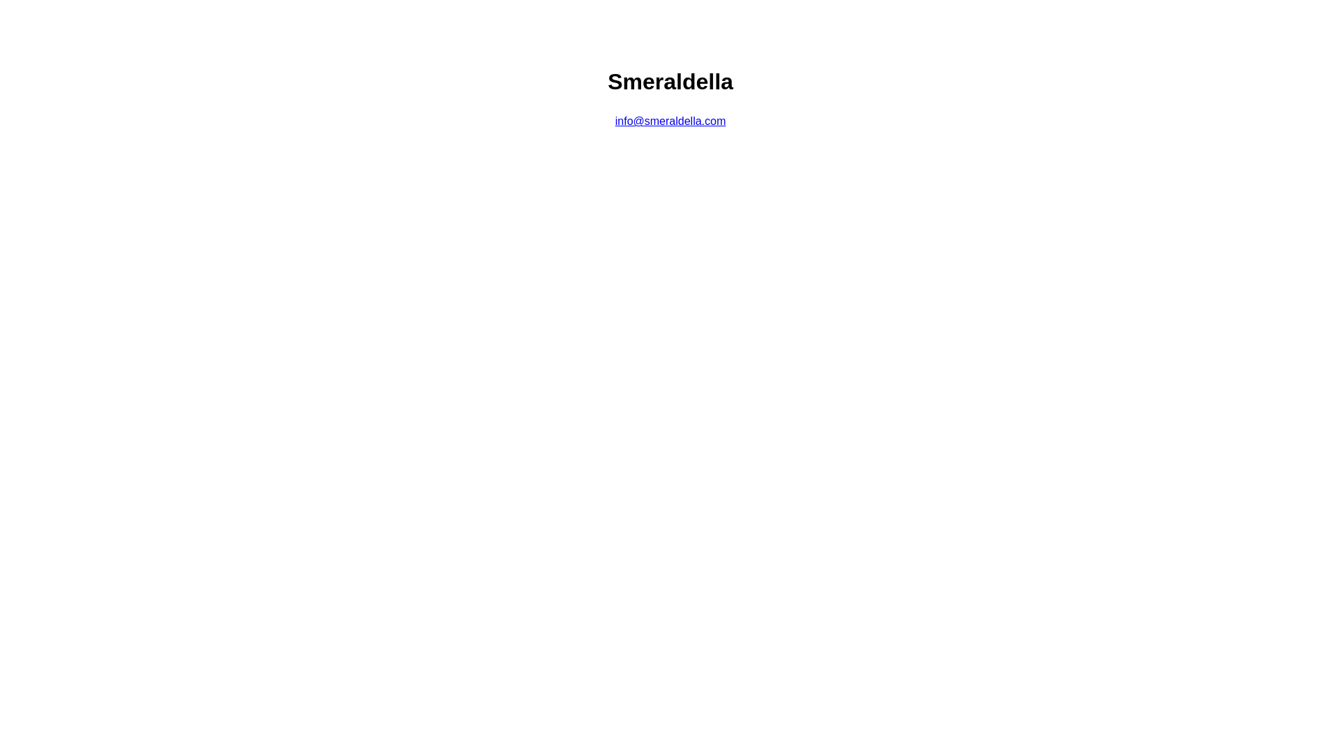website screenshot of https://smeraldella.it/