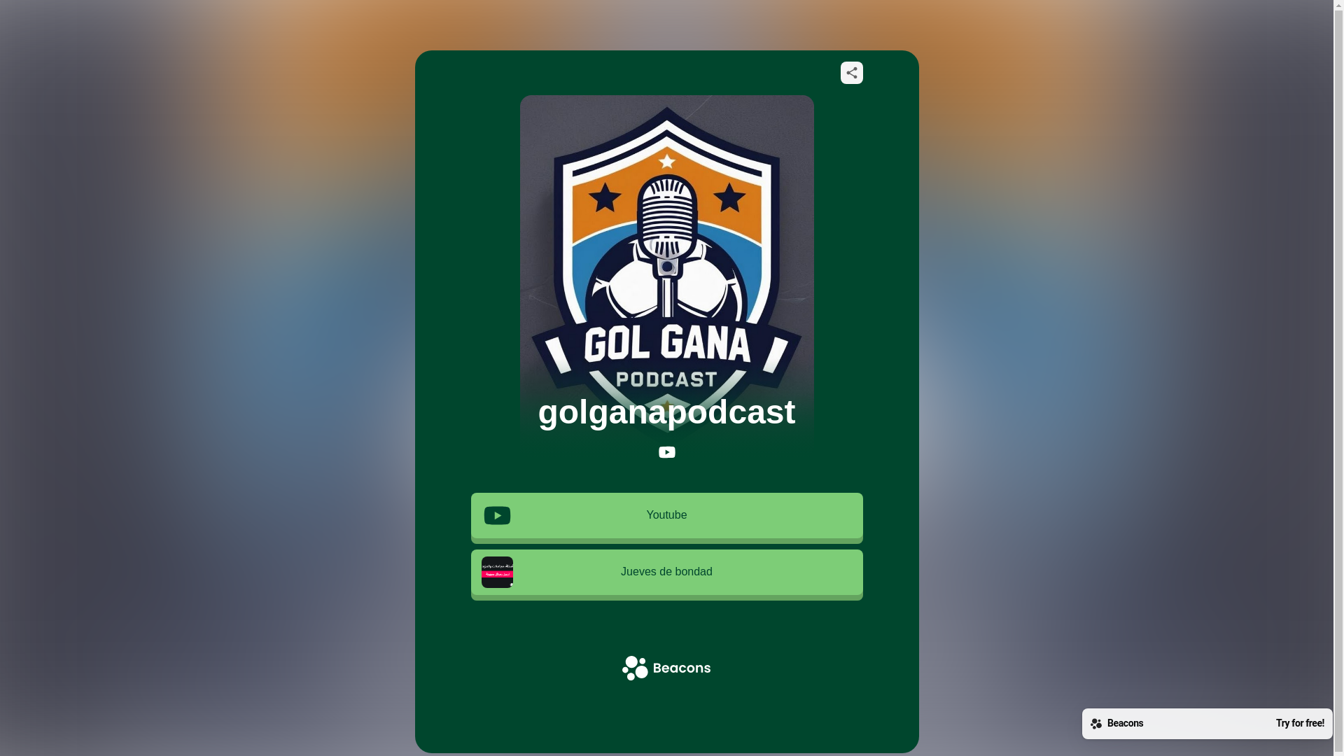 website screenshot of https://golganapodcast.com/