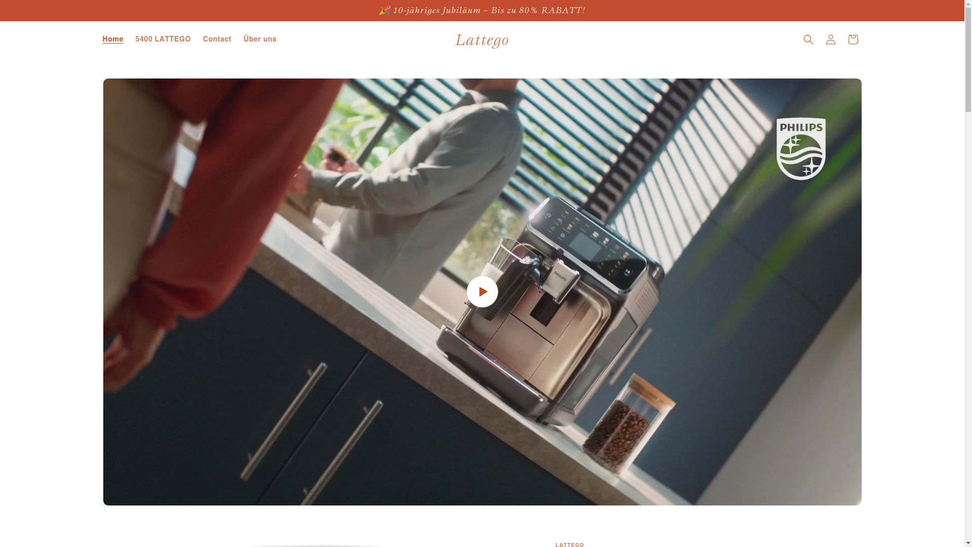 website screenshot of https://lattegos.shop/