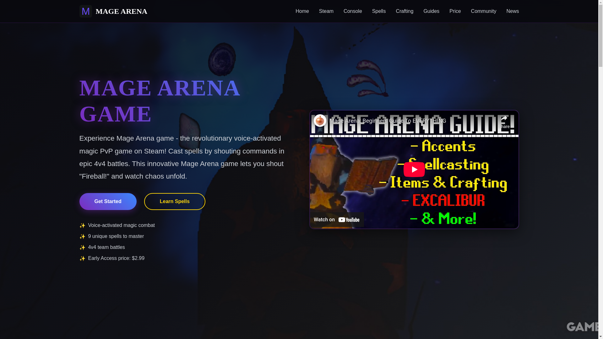 website screenshot of https://mage-arena-com.pages.dev/